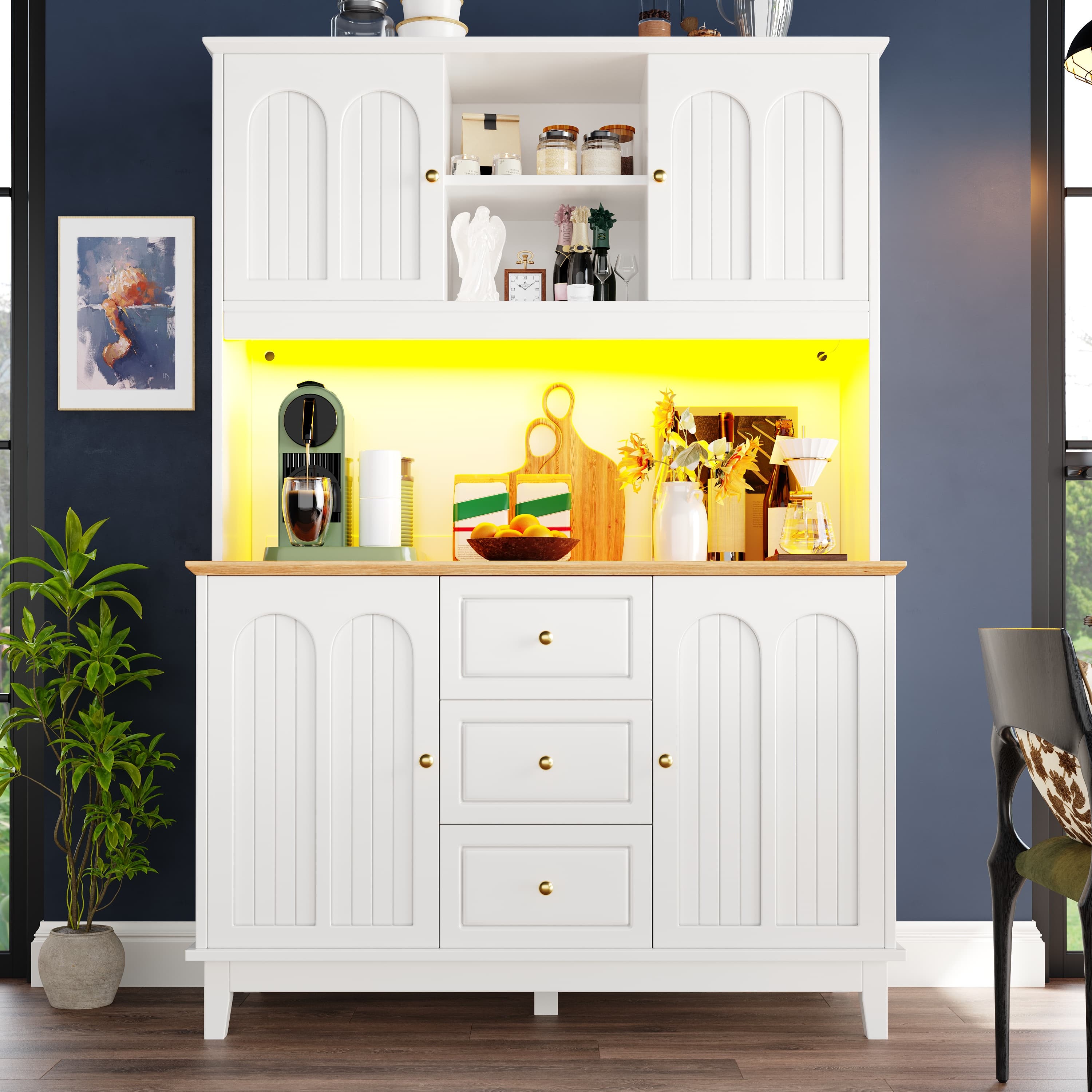 Transform Your Kitchen With This Smart LED Pantry Cabinet - image 1