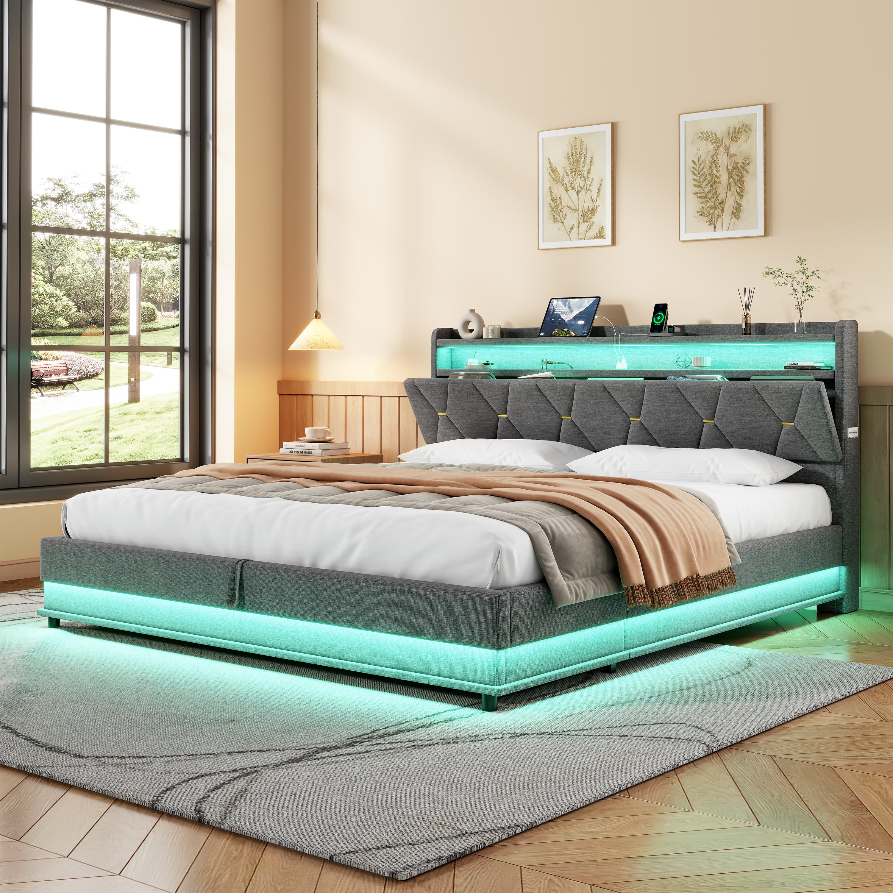 Transform Your Space With This Super King Ottoman Bed - image 5