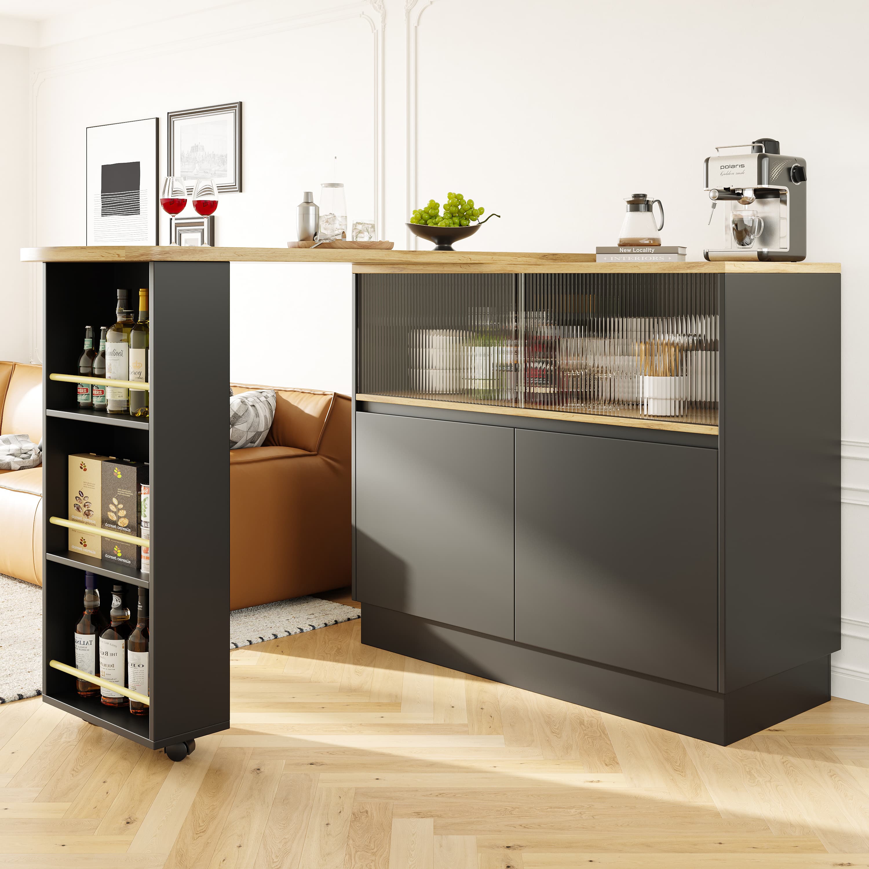 Transform Your Space With This Modern 360° Swivel Sideboard - image 3