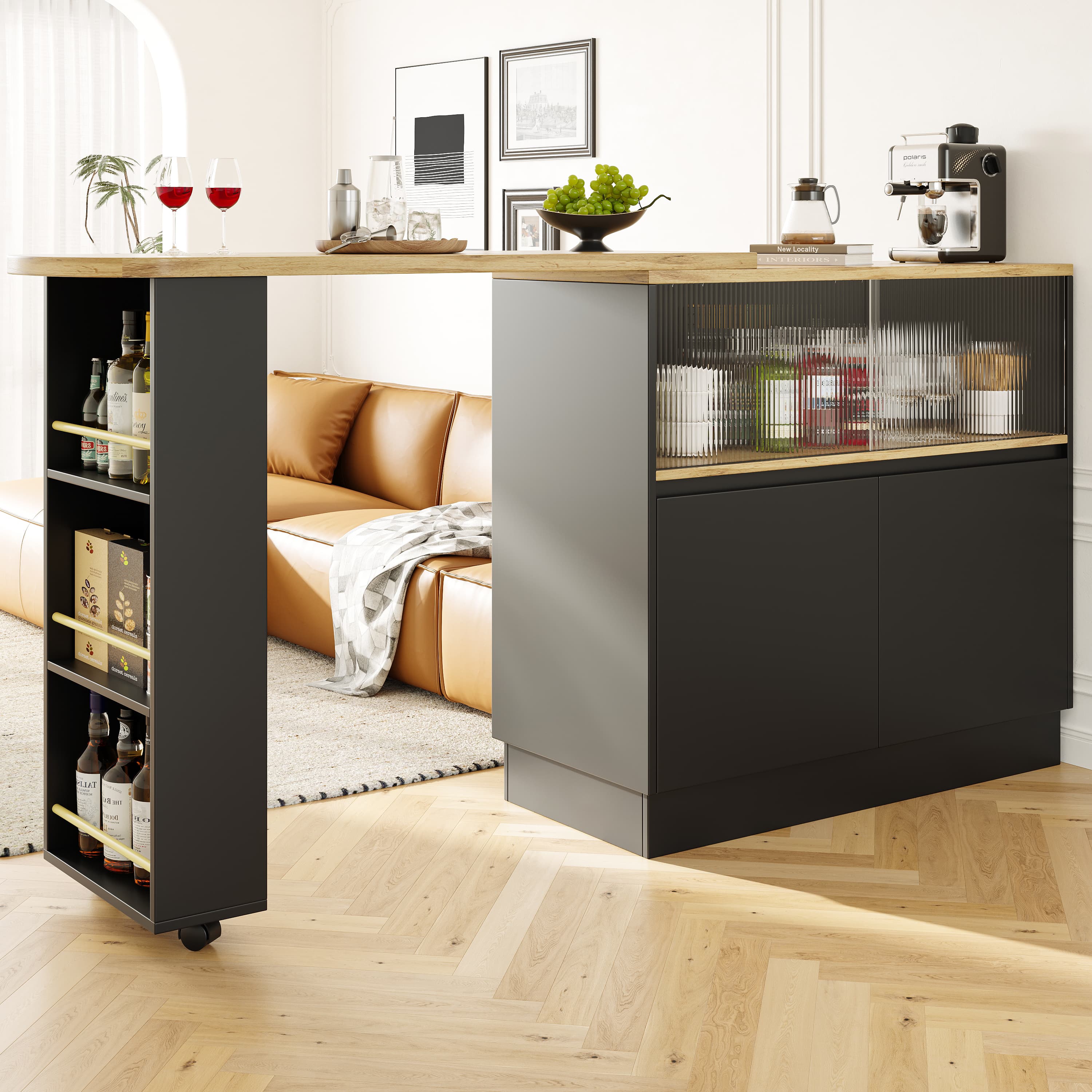 Transform Your Space With This Modern 360° Swivel Sideboard - image 4
