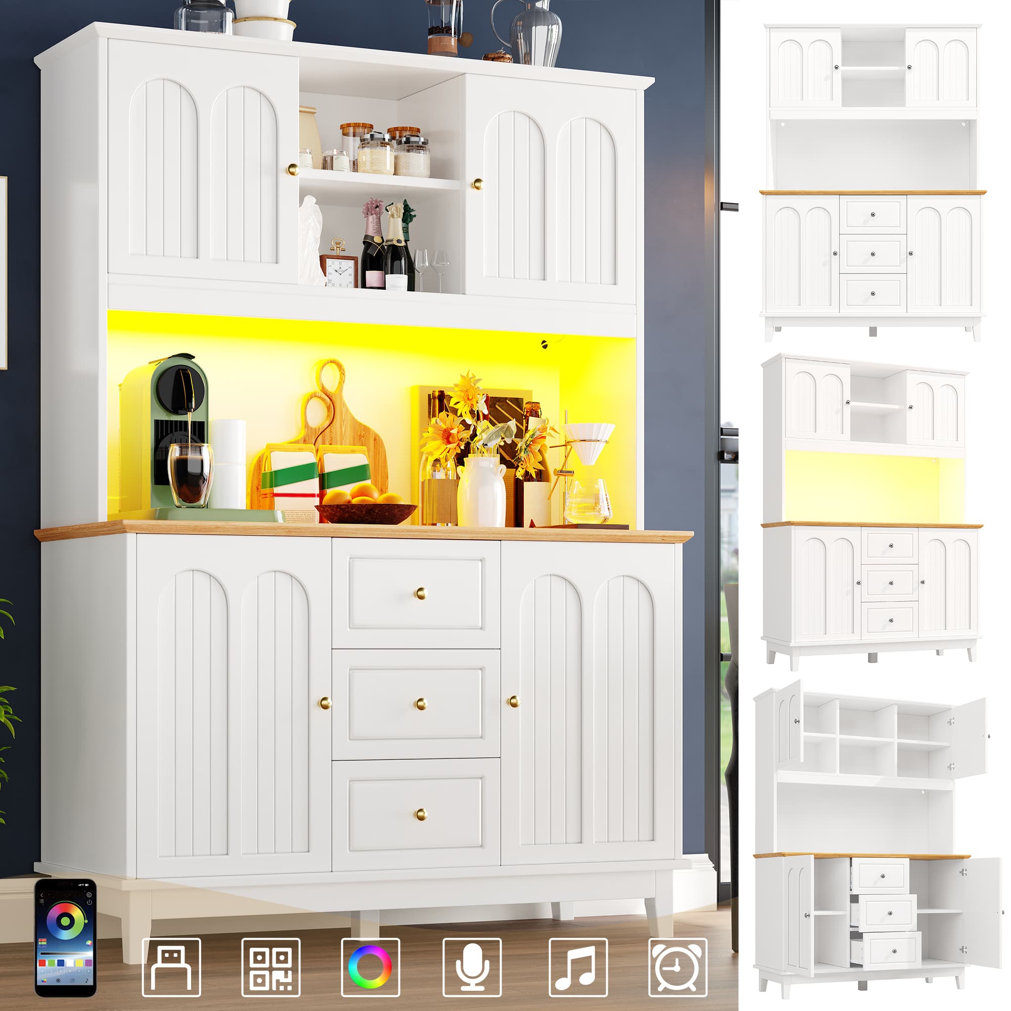 Transform Your Kitchen With This Smart LED Pantry Cabinet - image 3