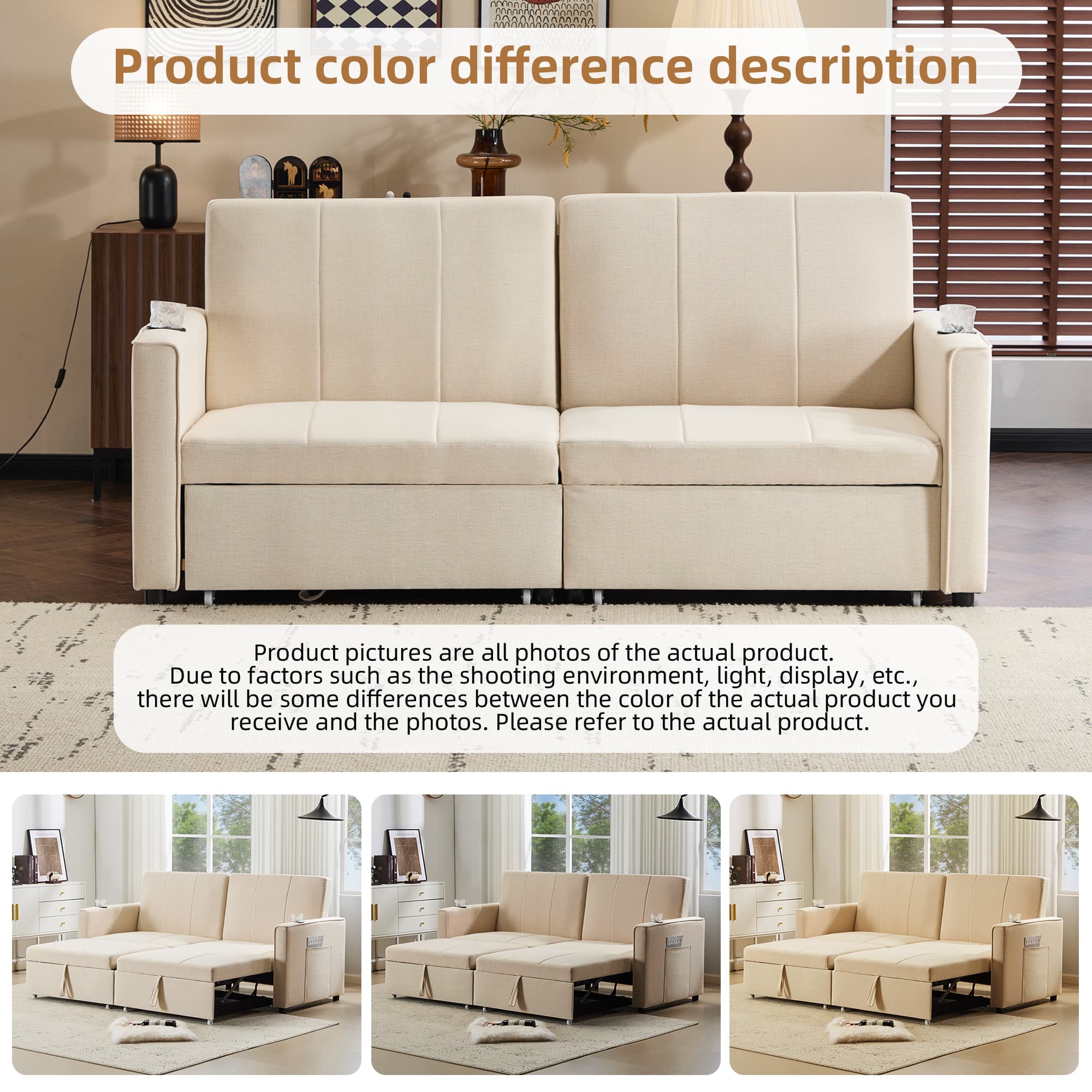 Transform Your Space with this King Size Pull Out Sofa Bed - image 2