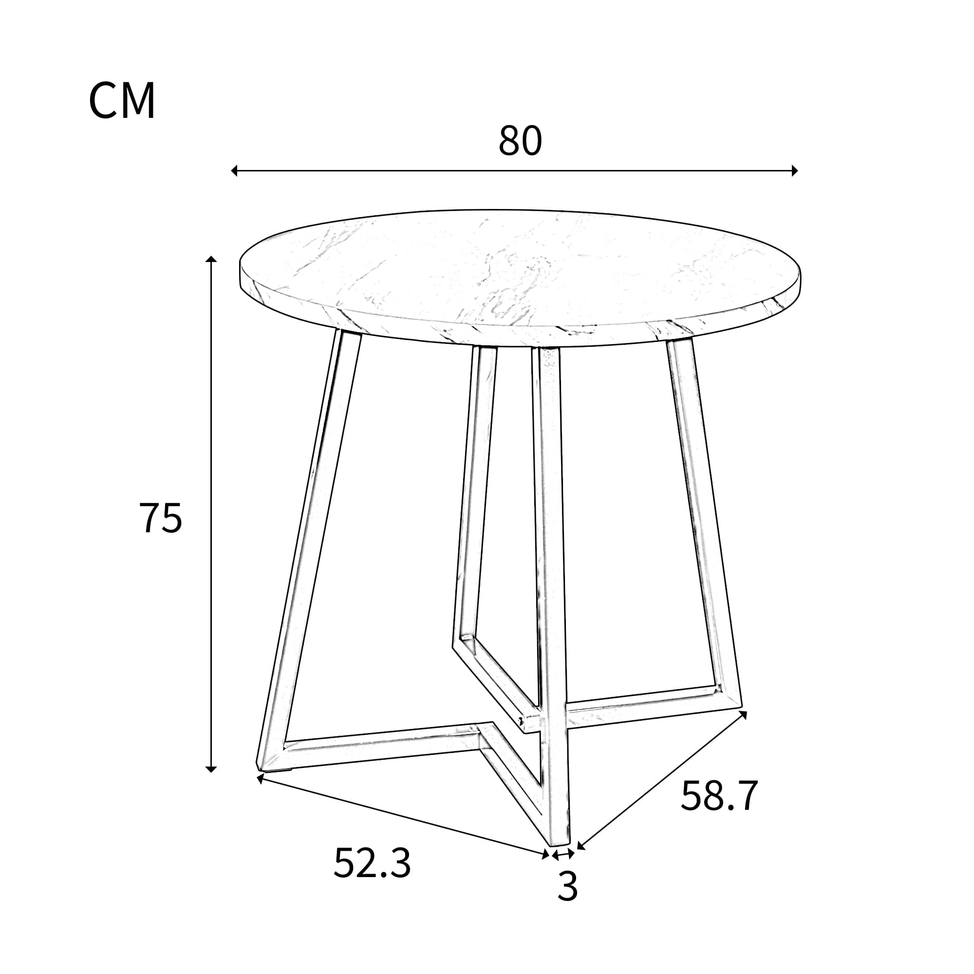 Transform Your Space with this Modern 5-Piece Round Dining Set - image 4