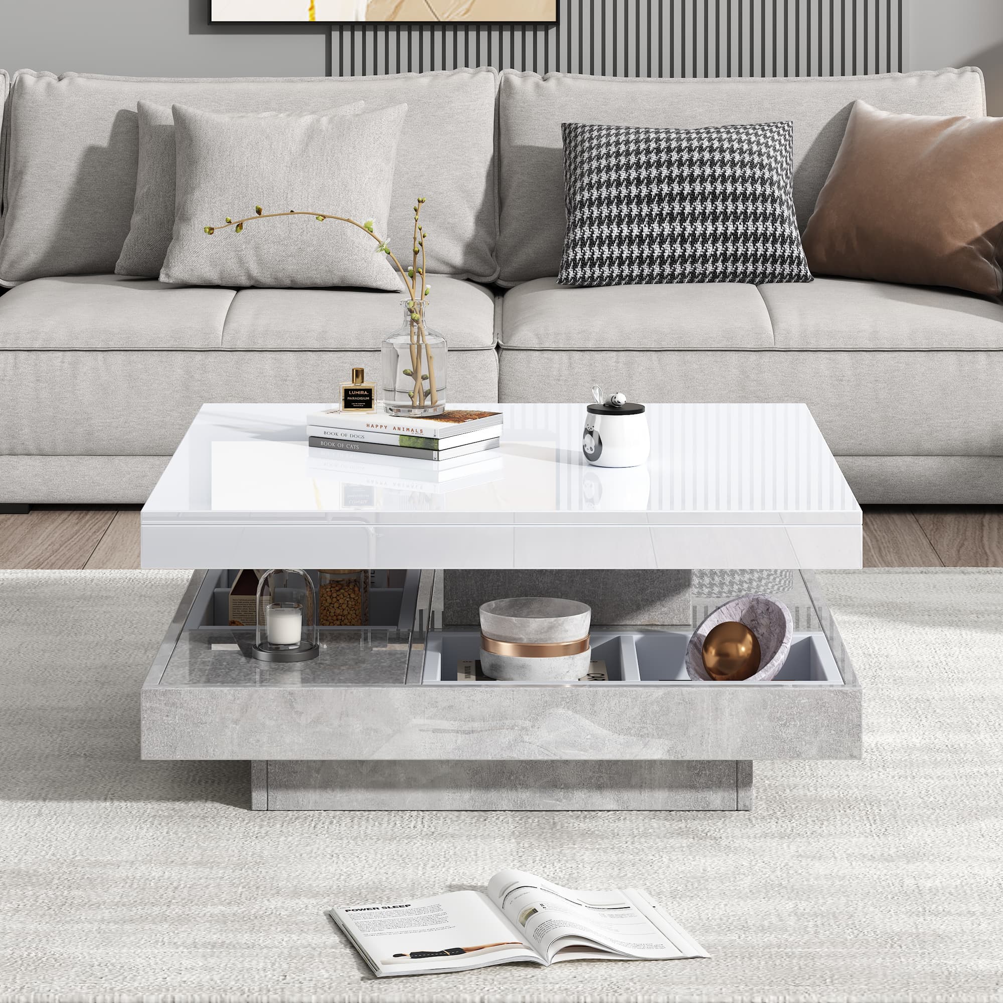 Transform Your Space with a 360 Rotating Coffee Table - image 3
