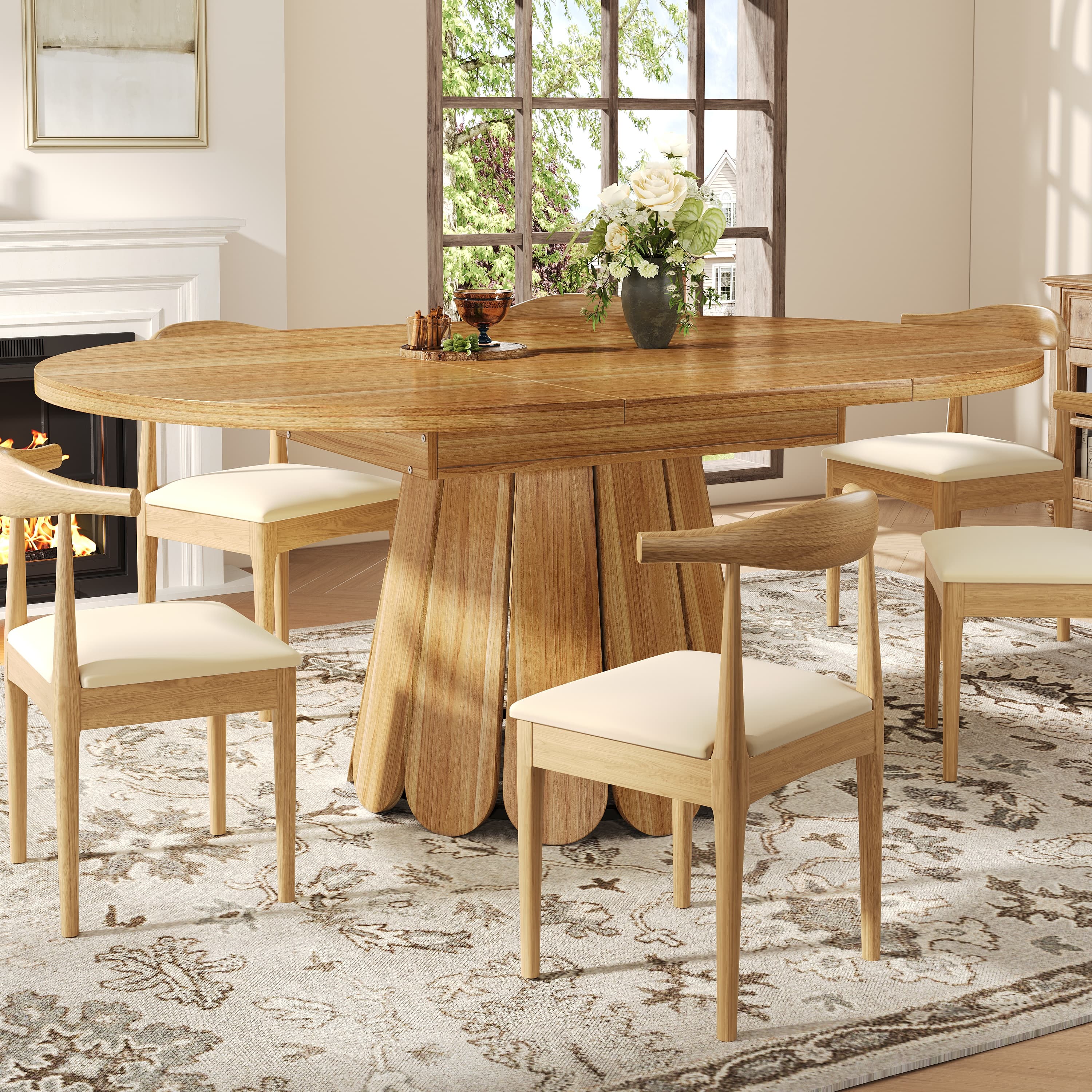 Transform Your Dining Space with this Extendable Wooden Table - image 2