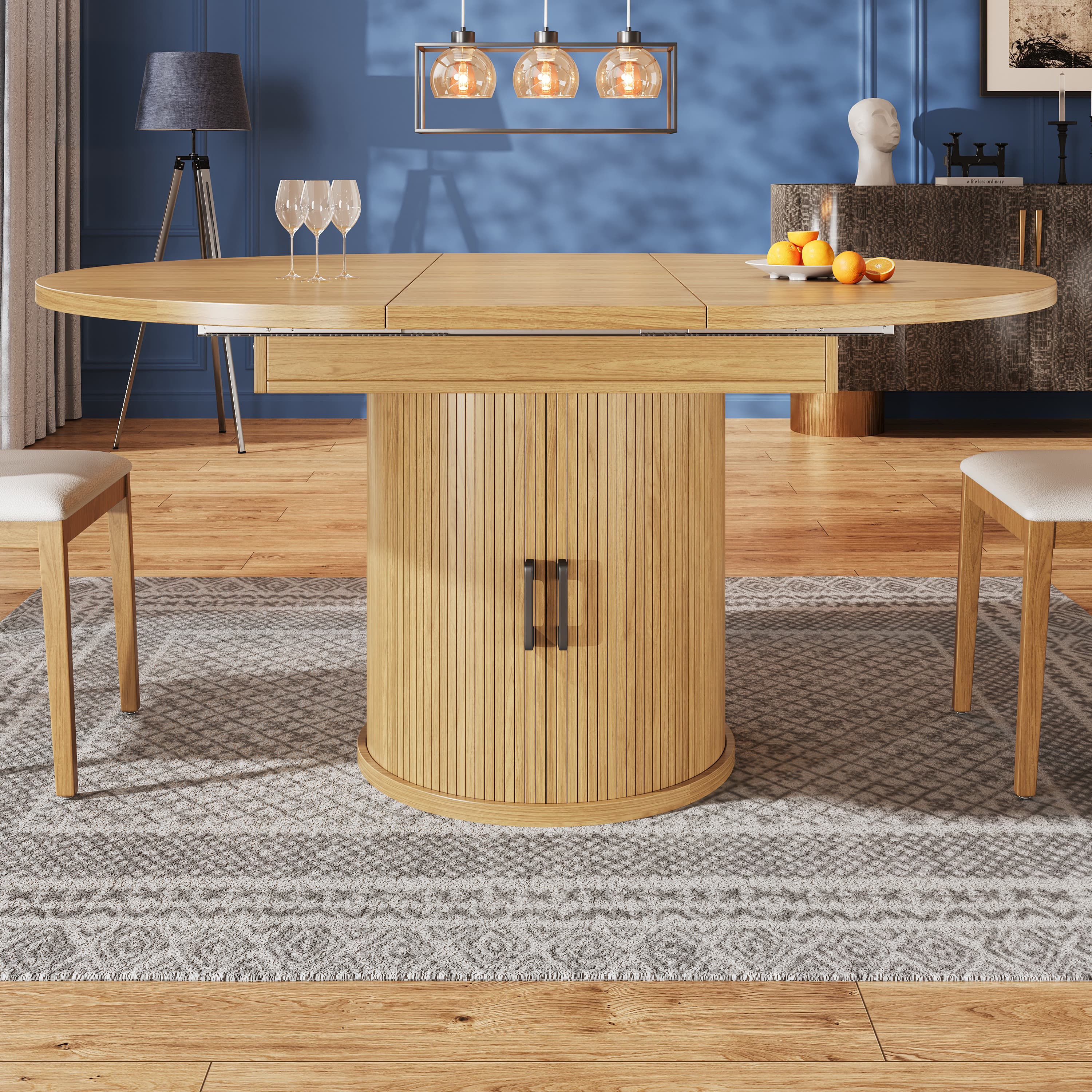 Transform Your Dining Space with this Extendable Natural Table - image 5