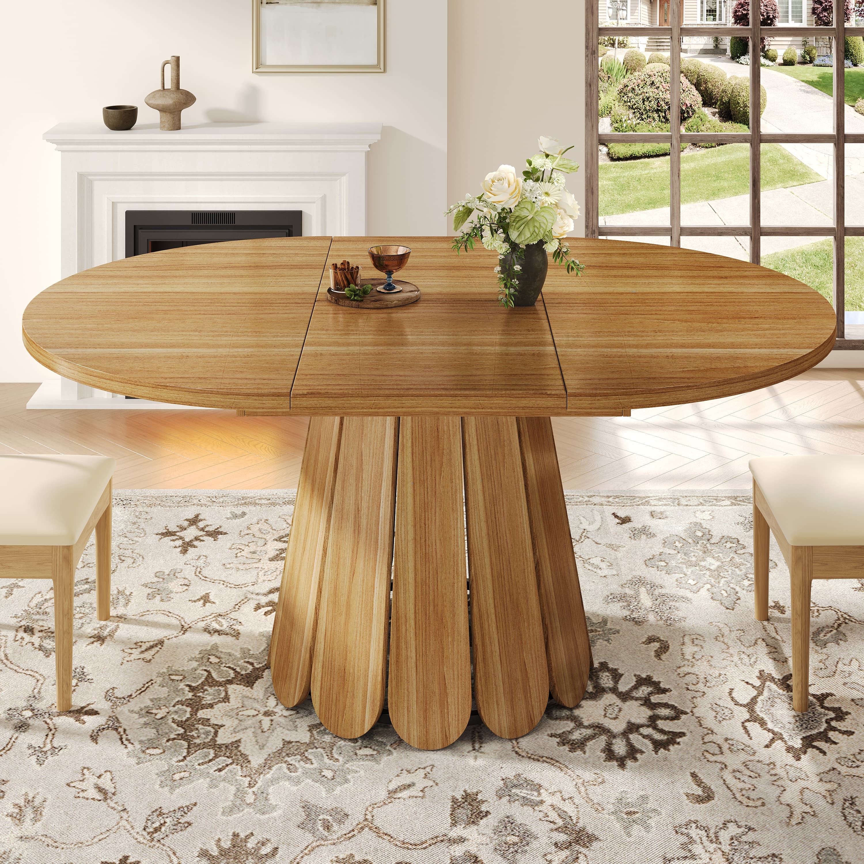 Transform Your Dining Space with this Extendable Wooden Table - image 5
