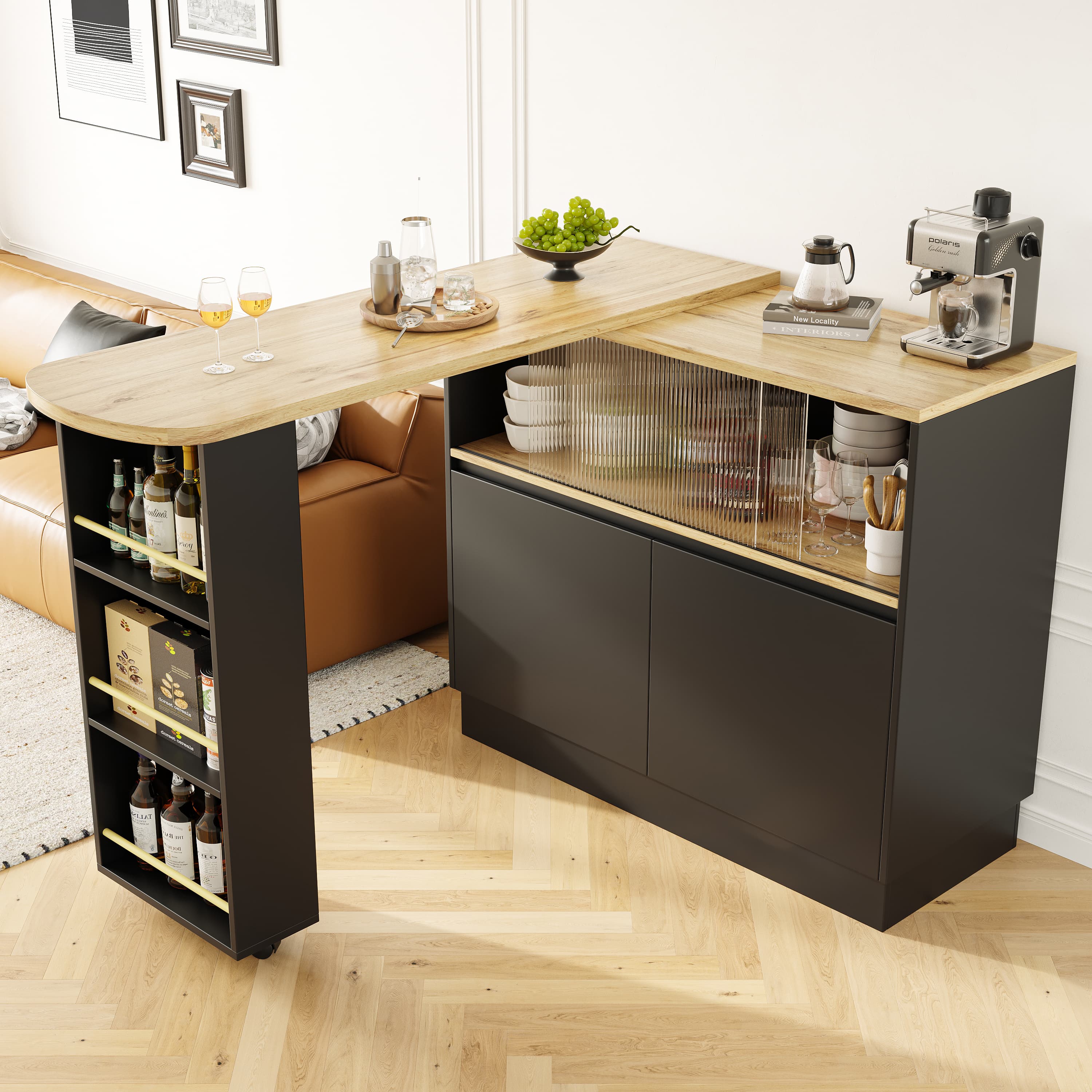 Transform Your Space With This Modern 360° Swivel Sideboard - image 5