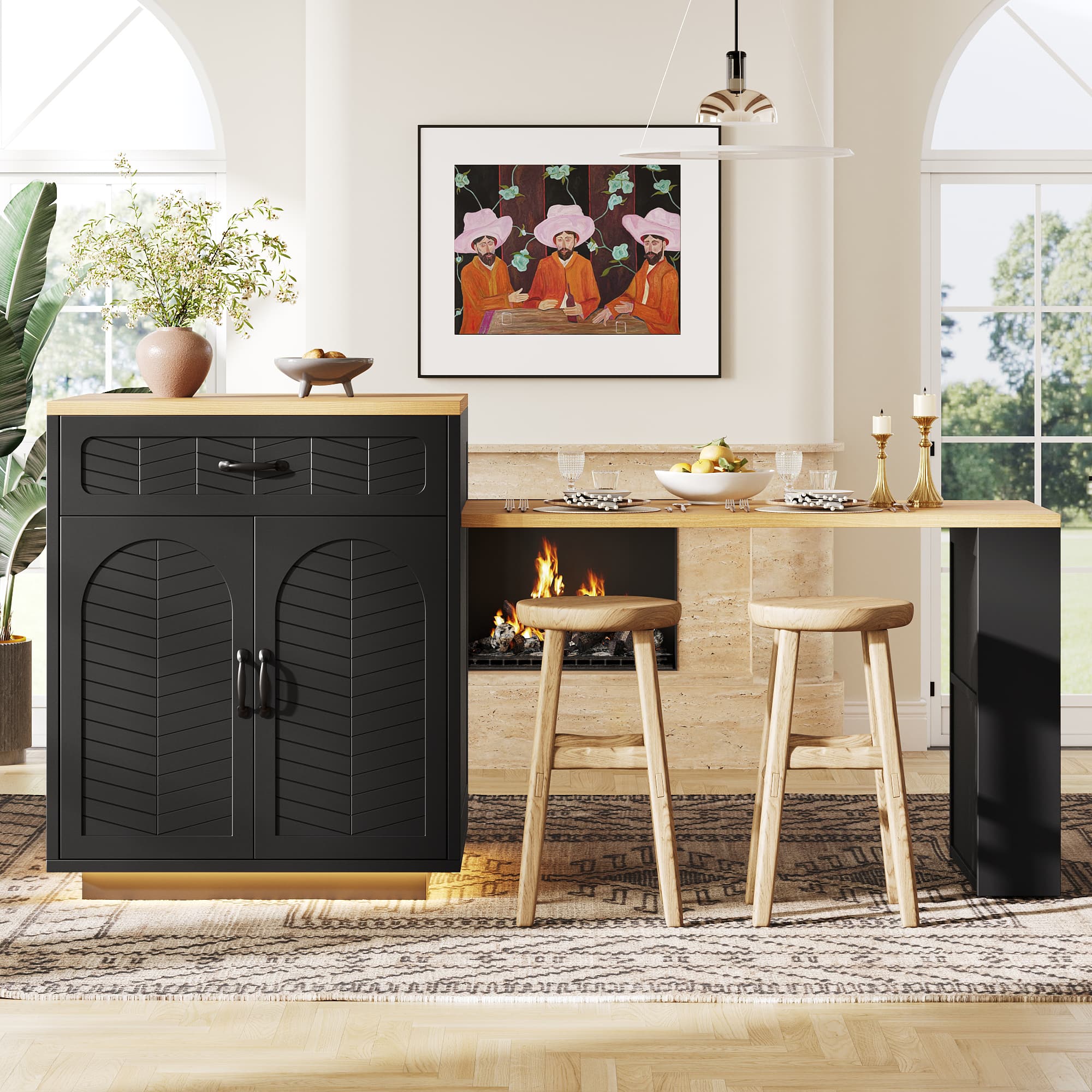 Transform Your Space with this Extendable Kitchen Island - image 3