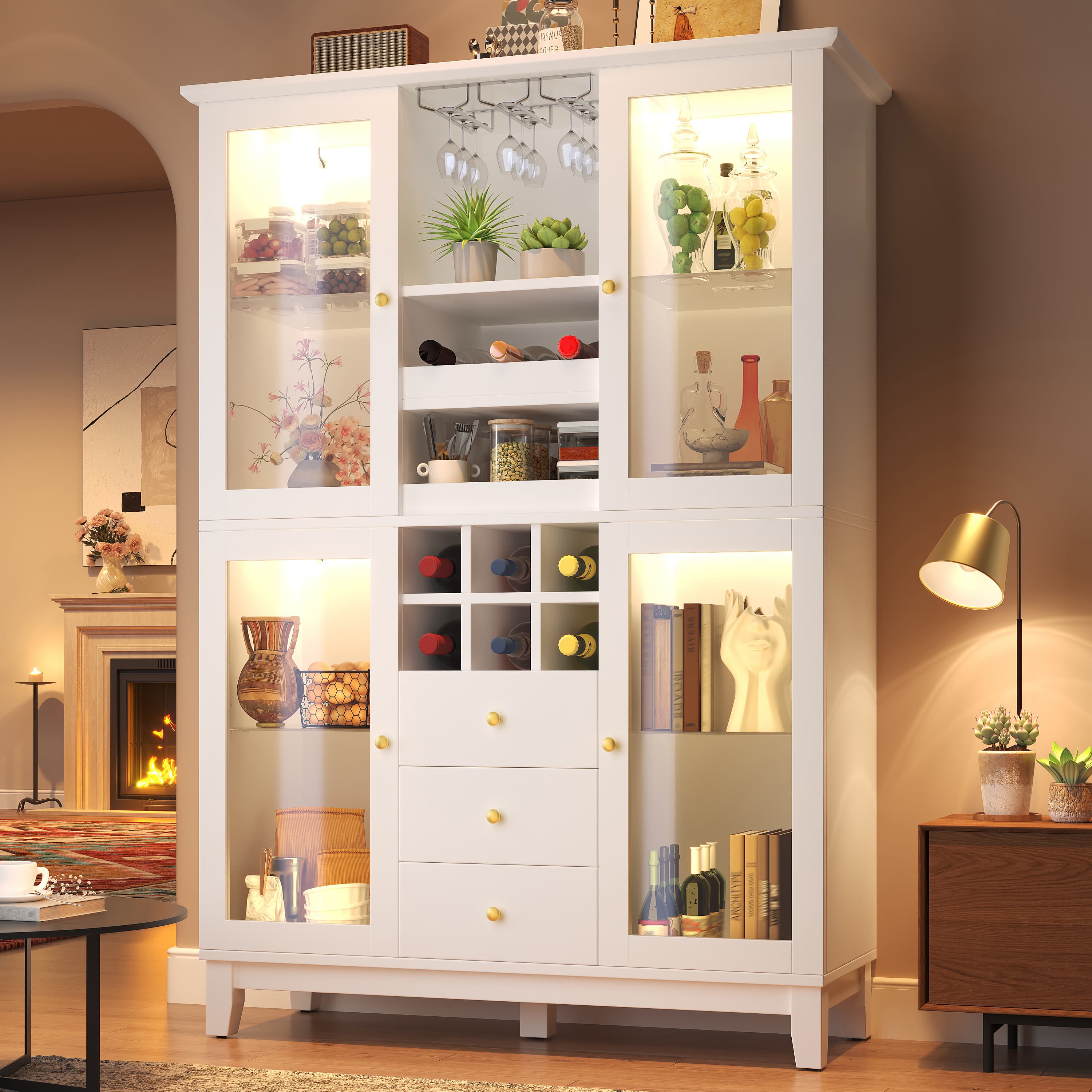 Transform Your Dining Space with this Smart LED Wine Cabinet - image 4