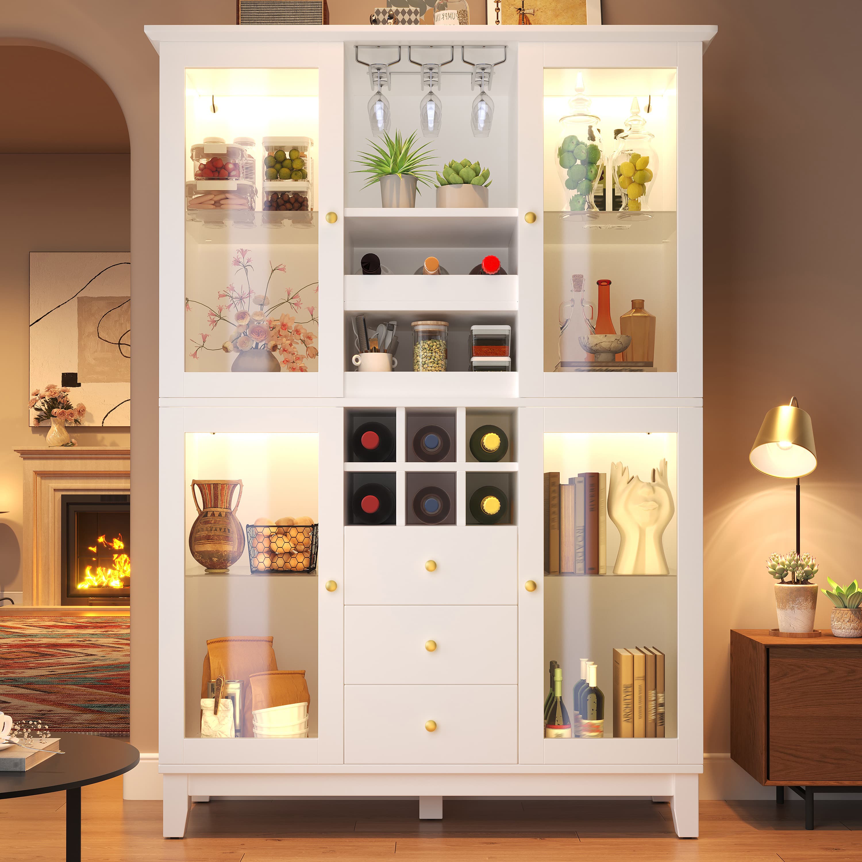 Transform Your Dining Space with this Smart LED Wine Cabinet - image 3