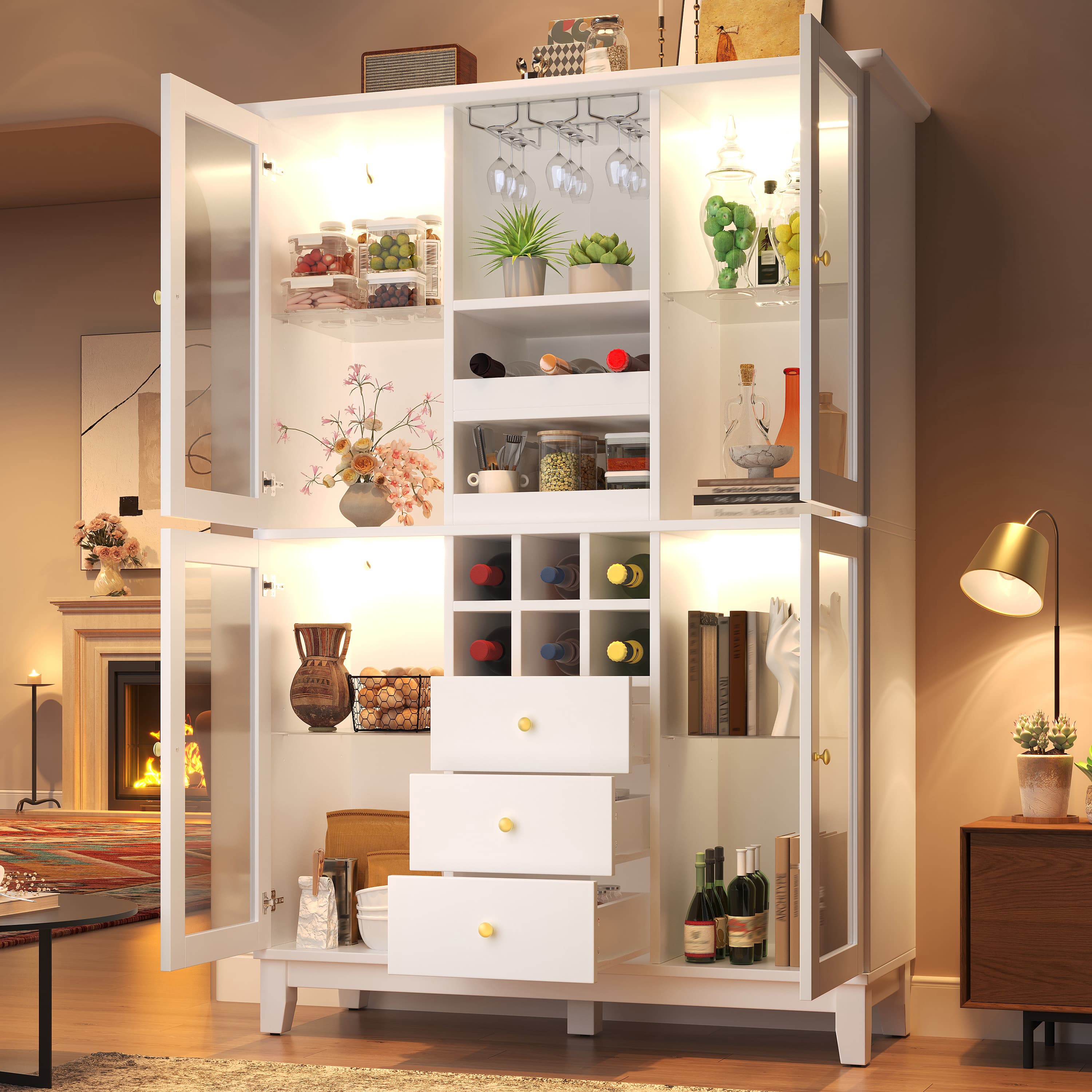 Transform Your Dining Space with this Smart LED Wine Cabinet - image 5