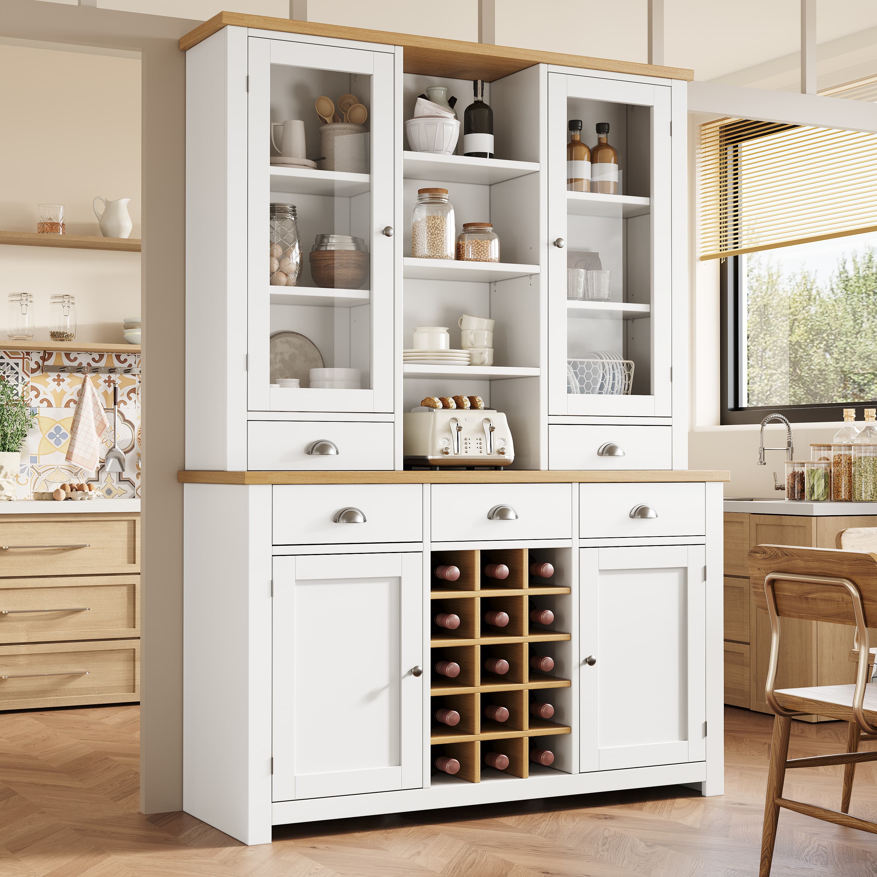 Transform Your Kitchen with this Elegant Tall Pantry Cabinet - image 4