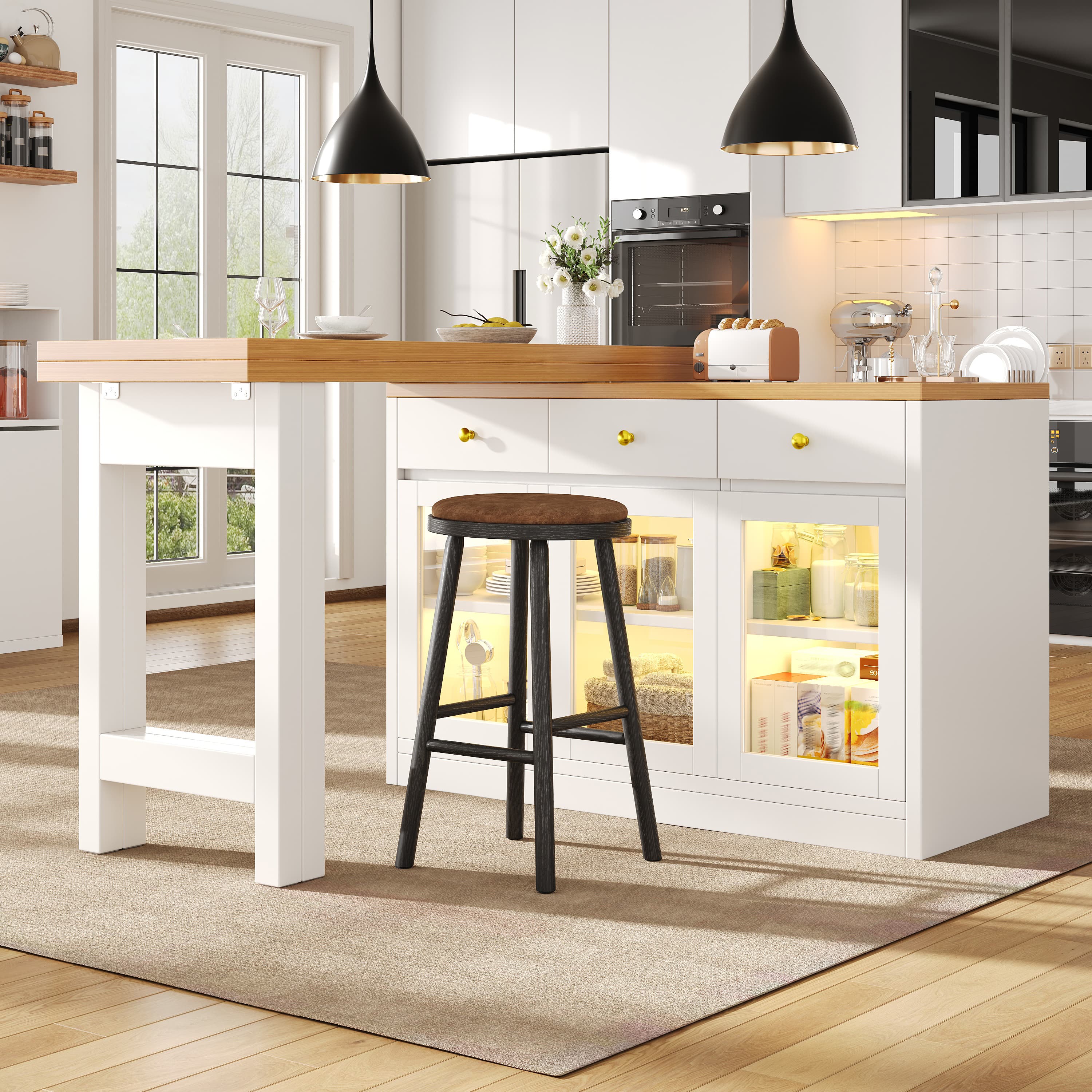Transform Your Space with this Smart Extendable Kitchen Island - image 1