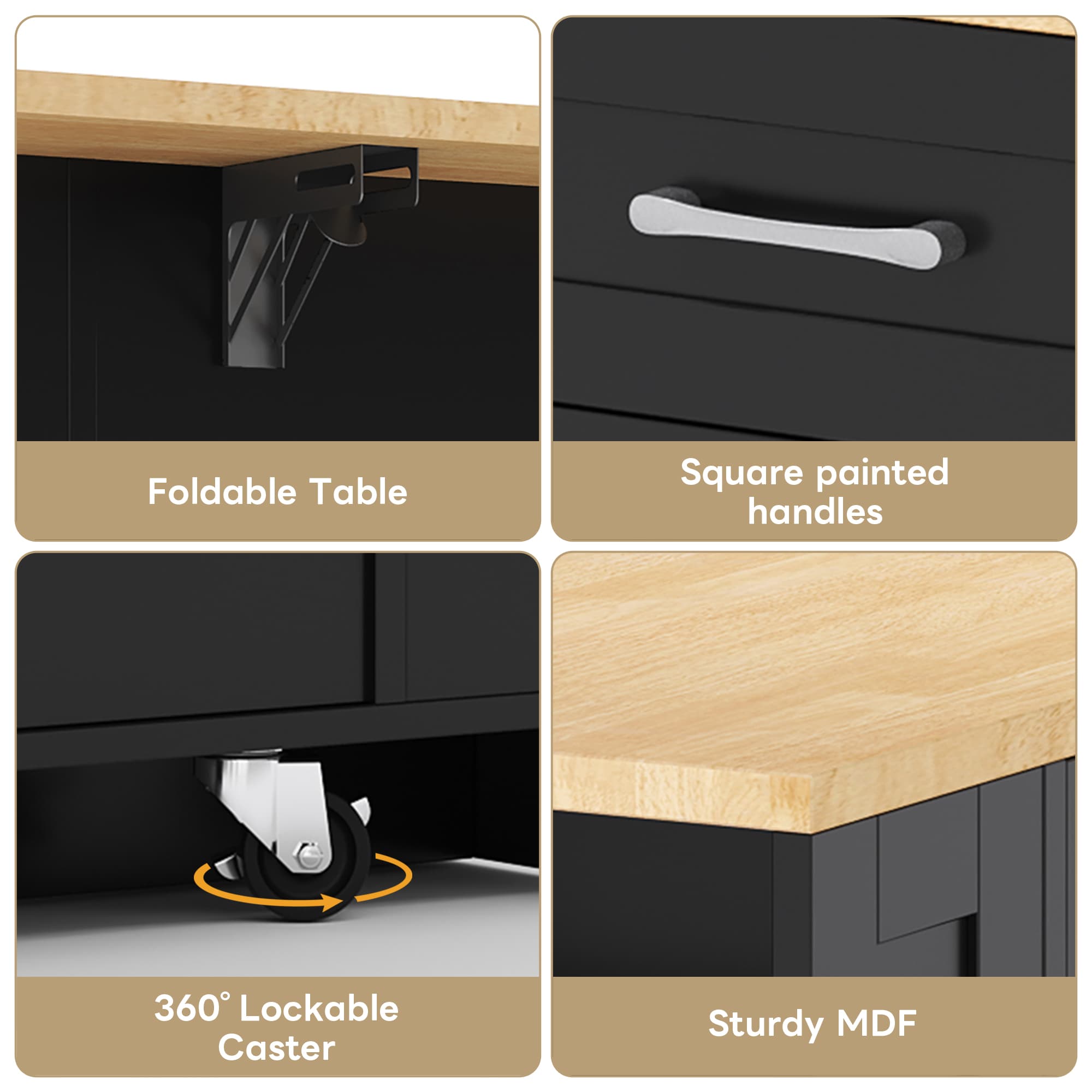 Transform Your Space with this Foldable Kitchen Island - image 2