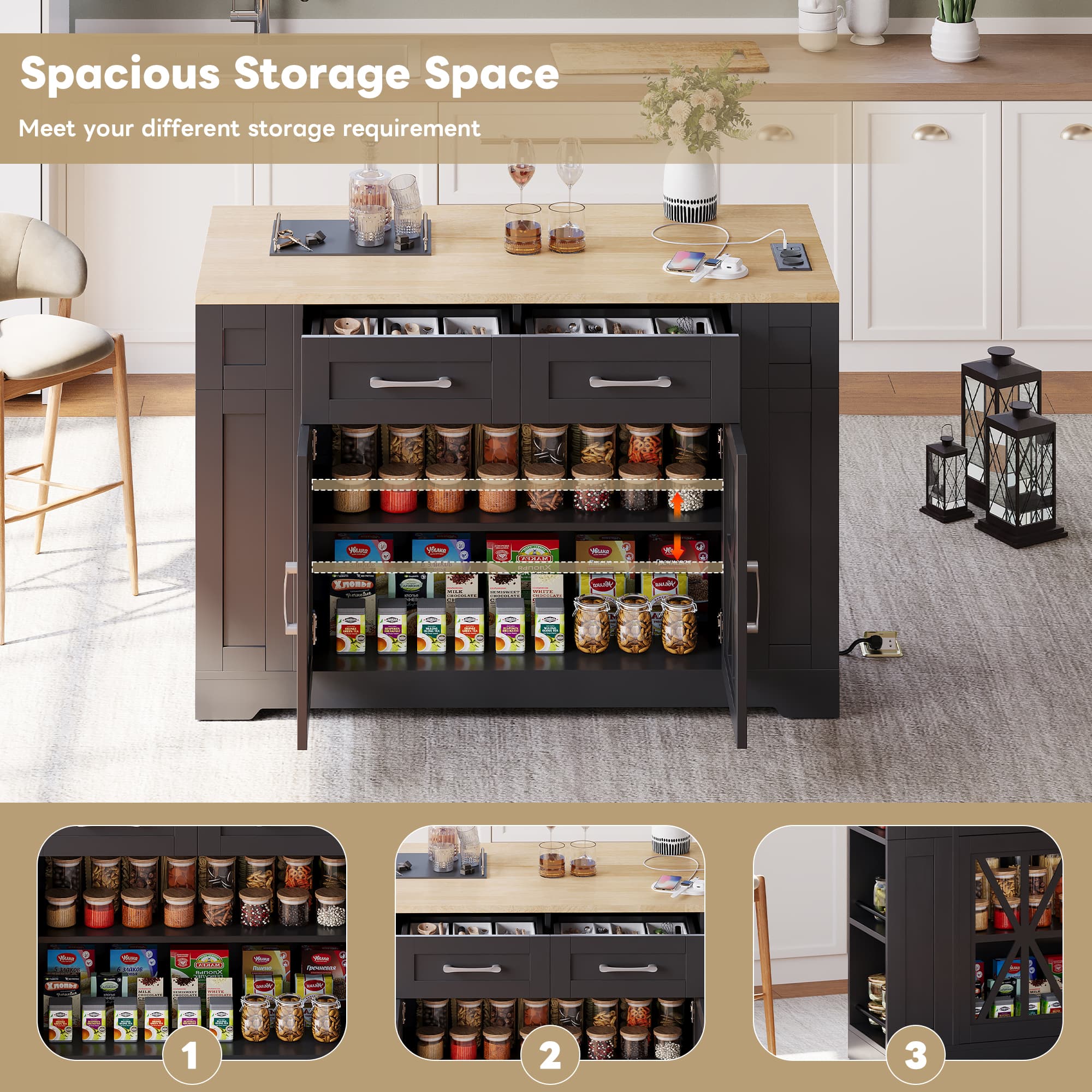 Transform Your Space with this Foldable Kitchen Island - image 1
