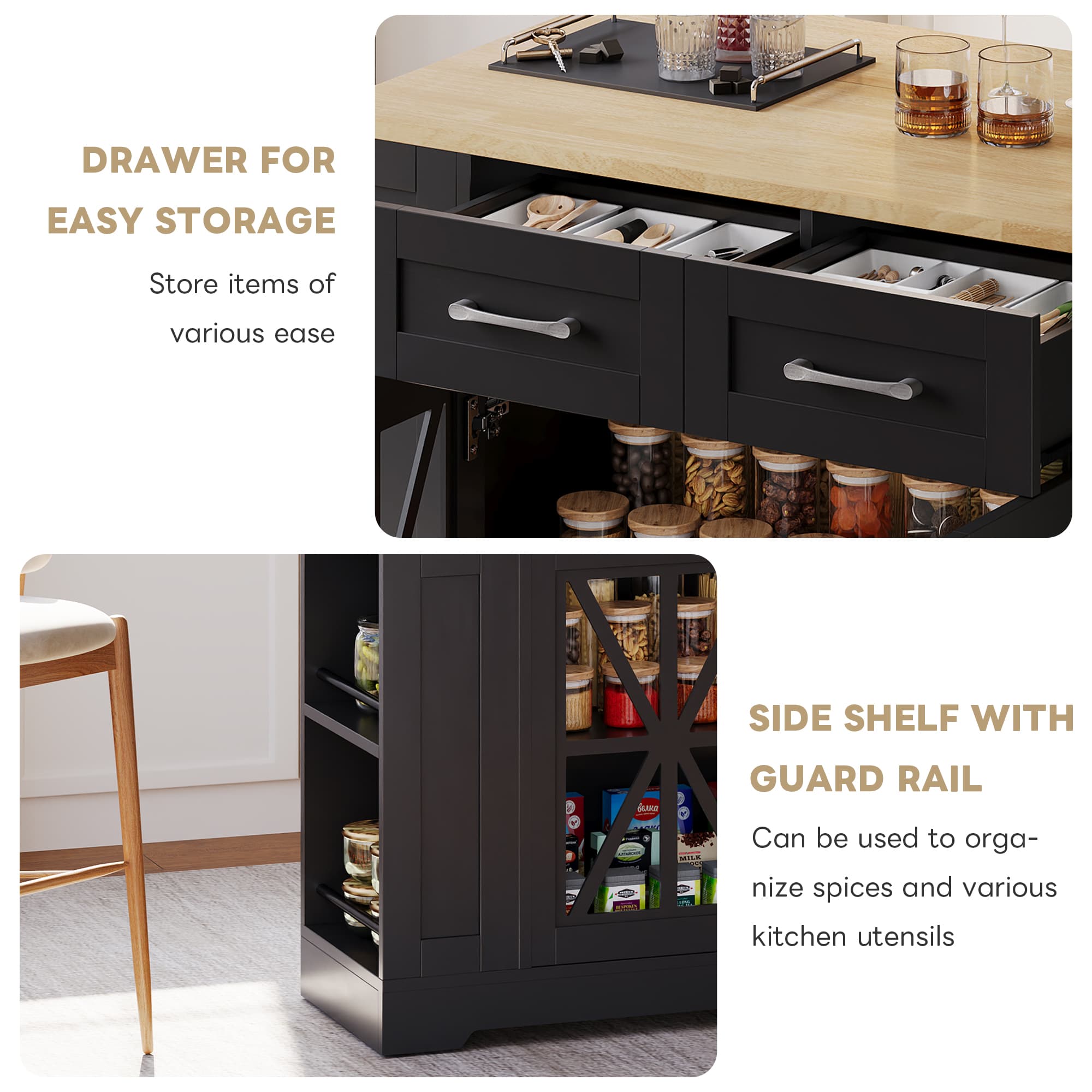 Transform Your Space with this Foldable Kitchen Island - image 3