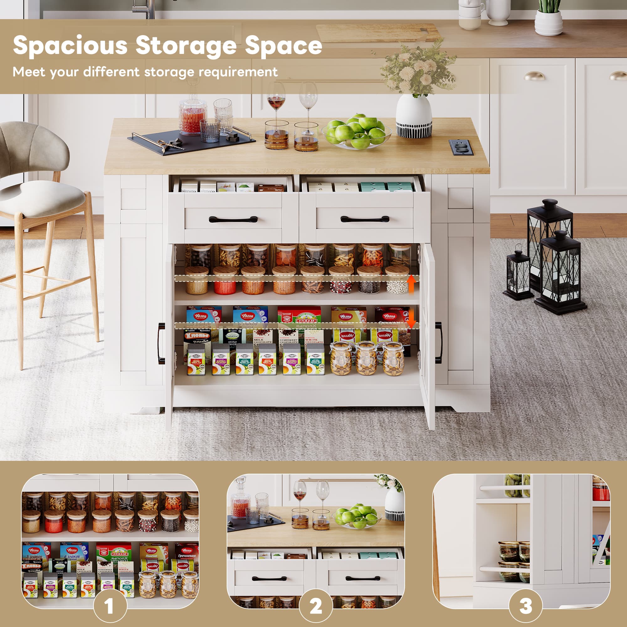 Transform Prep Time with this Expandable Mobile Kitchen Island - image 1