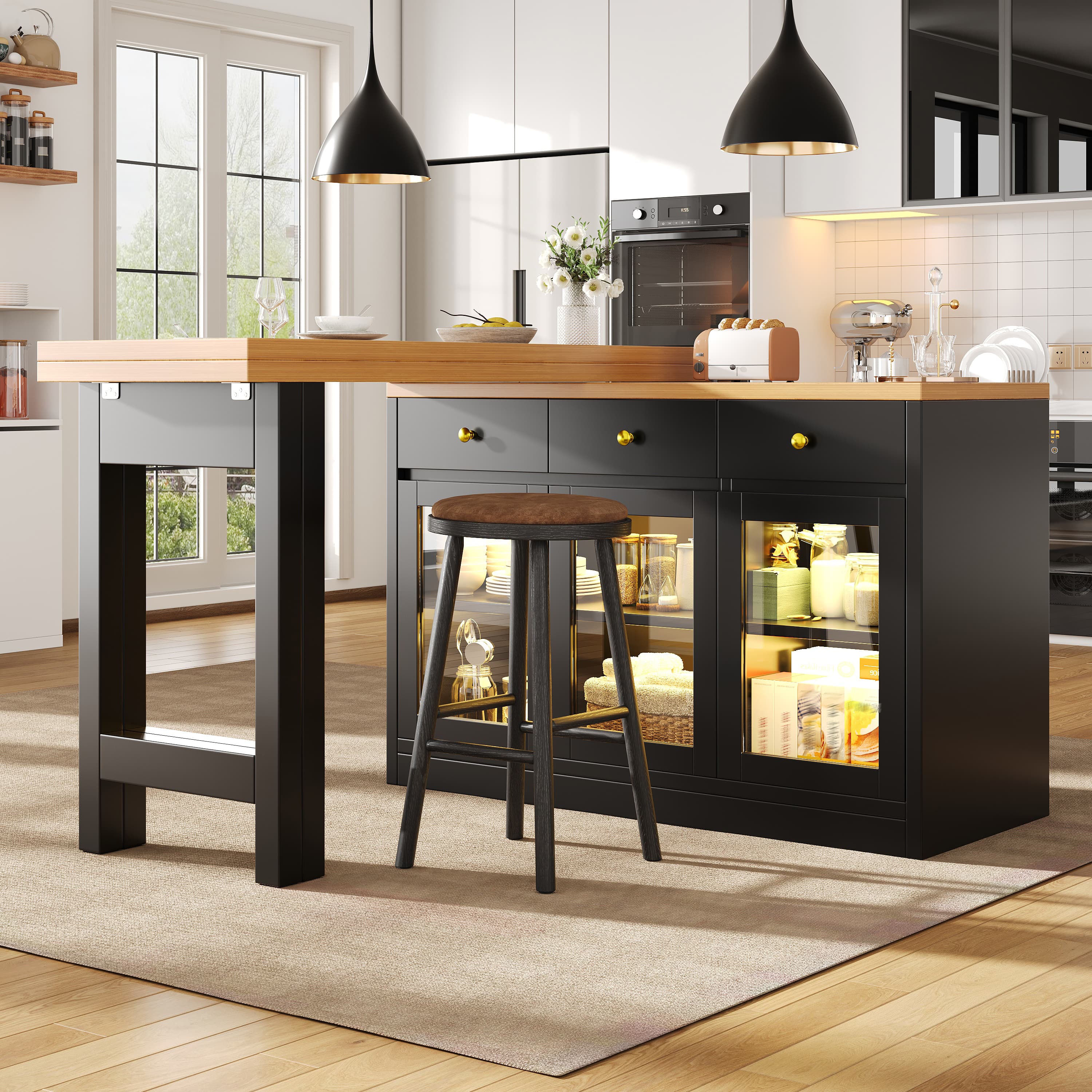 Transform Your Space with this Extendable Kitchen Island - image 1