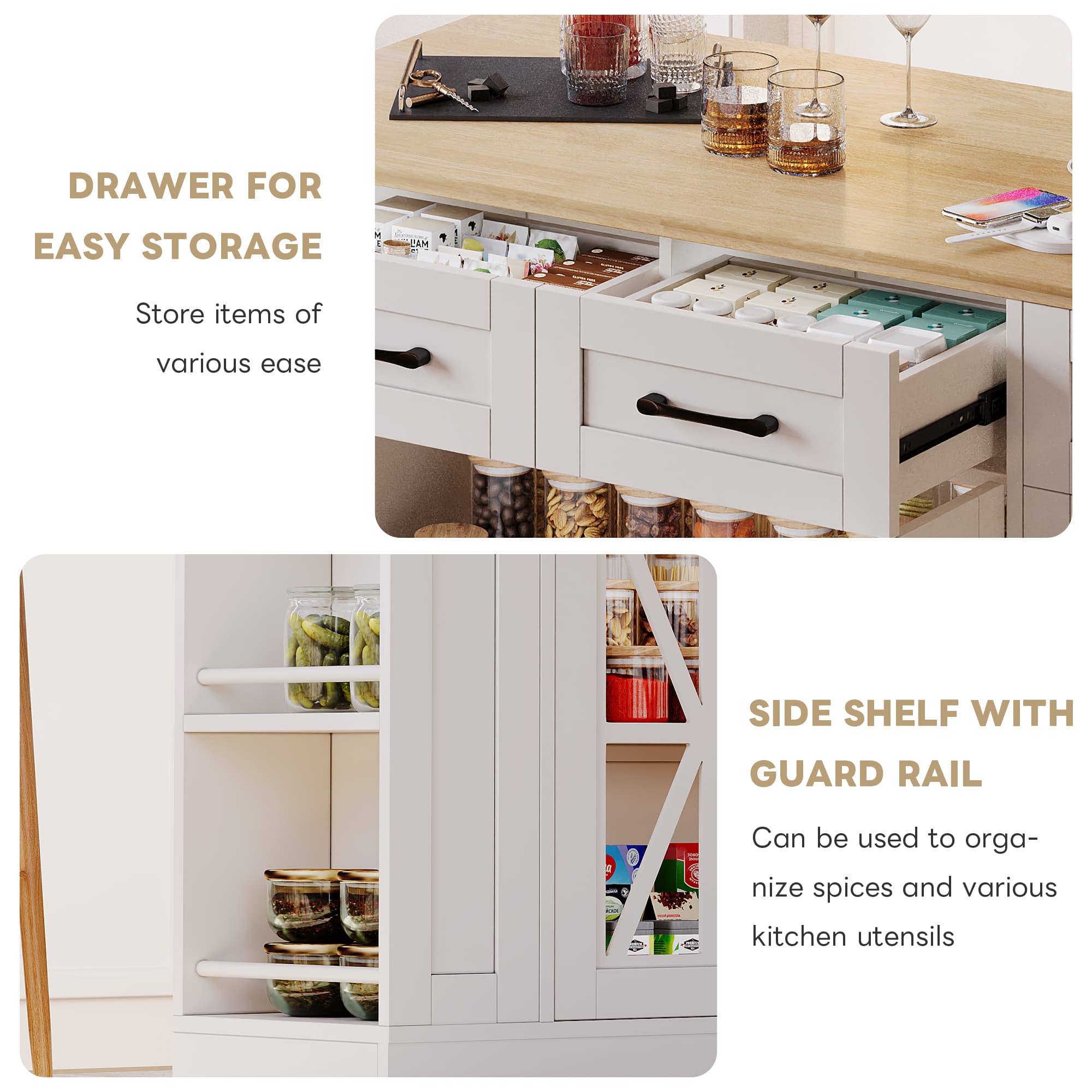 Transform Prep Time with this Expandable Mobile Kitchen Island - image 3