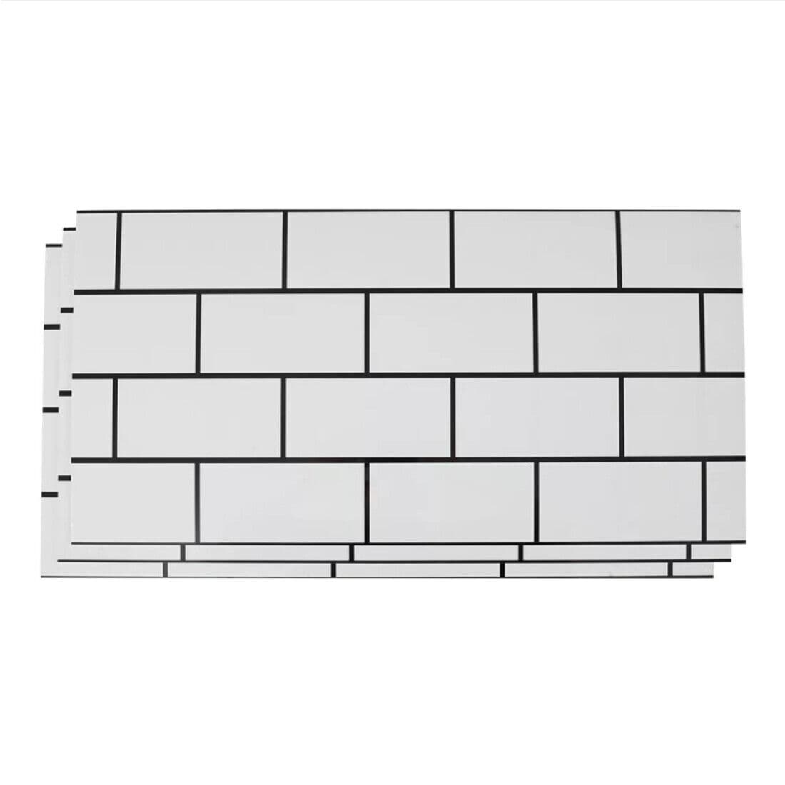 Peel-and-Stick White Subway Tile Stickers for Kitchen & Bathroom - image 1