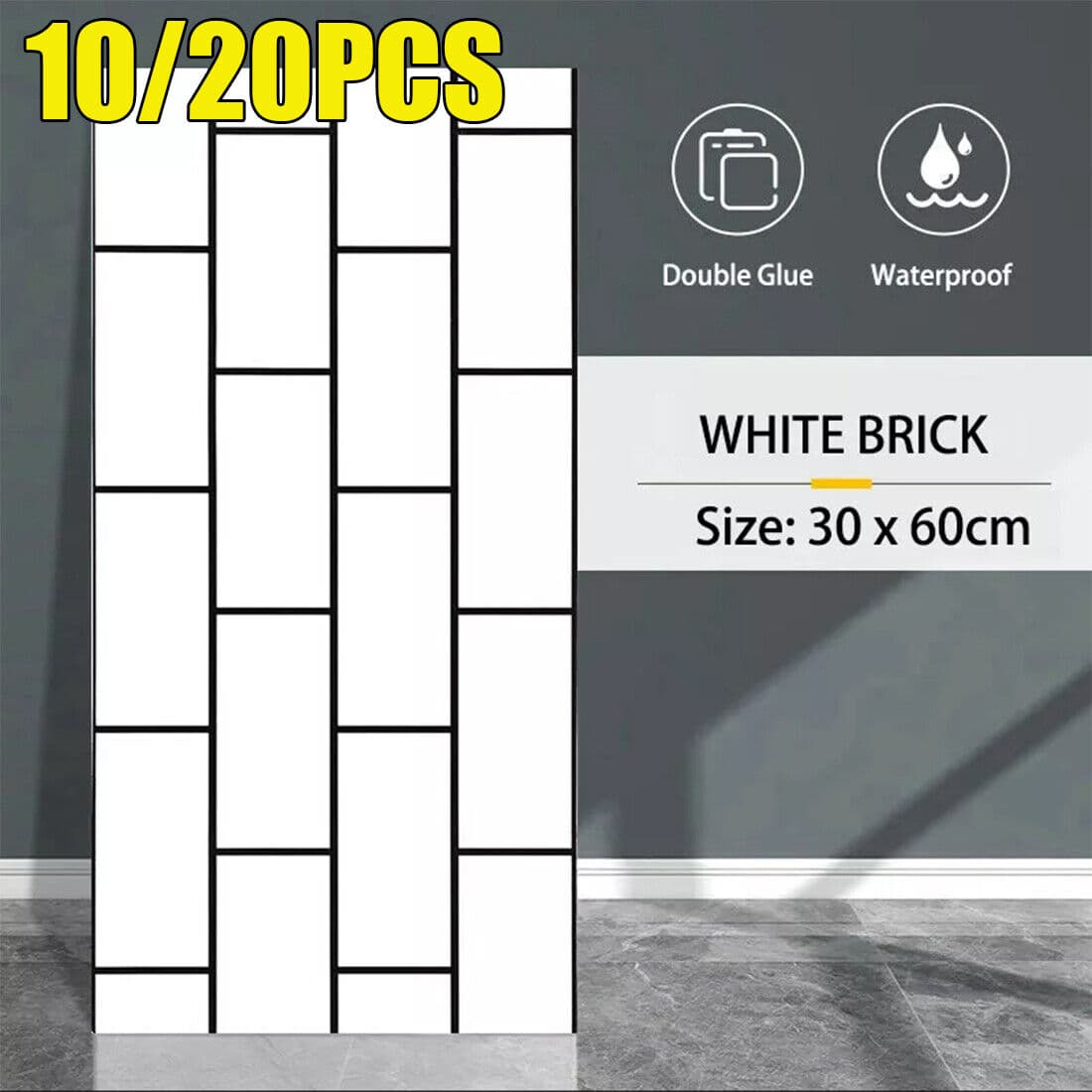Transform Your Home with Marble Effect Tile Stickers - image 9