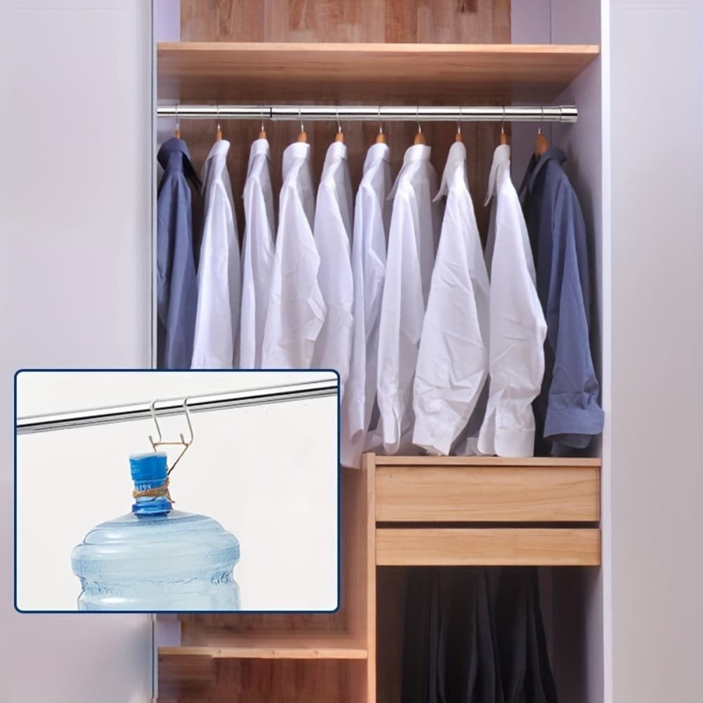 Wall Mounted Clothes Rail in an Industrial Pipe Style - image 5