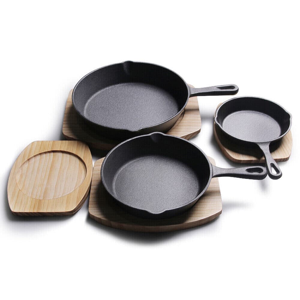Versatile 3-Piece Cast Iron Skillet Set - image 11