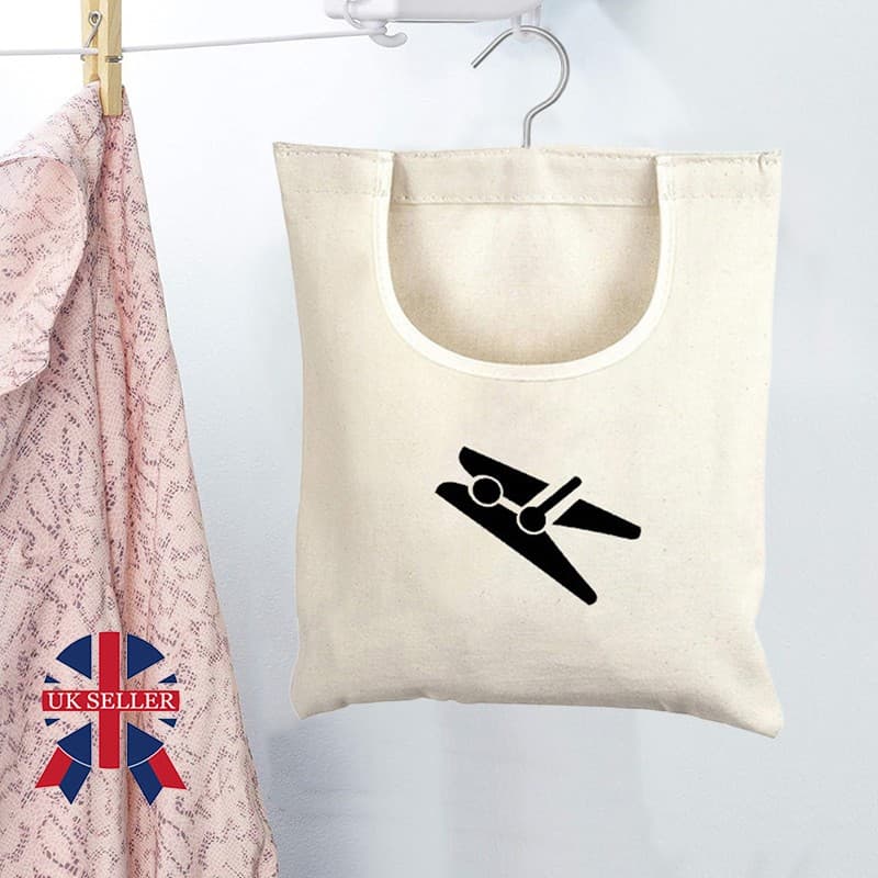 Effortless Laundry Days with Our Hanging Canvas Peg Bag - image 7