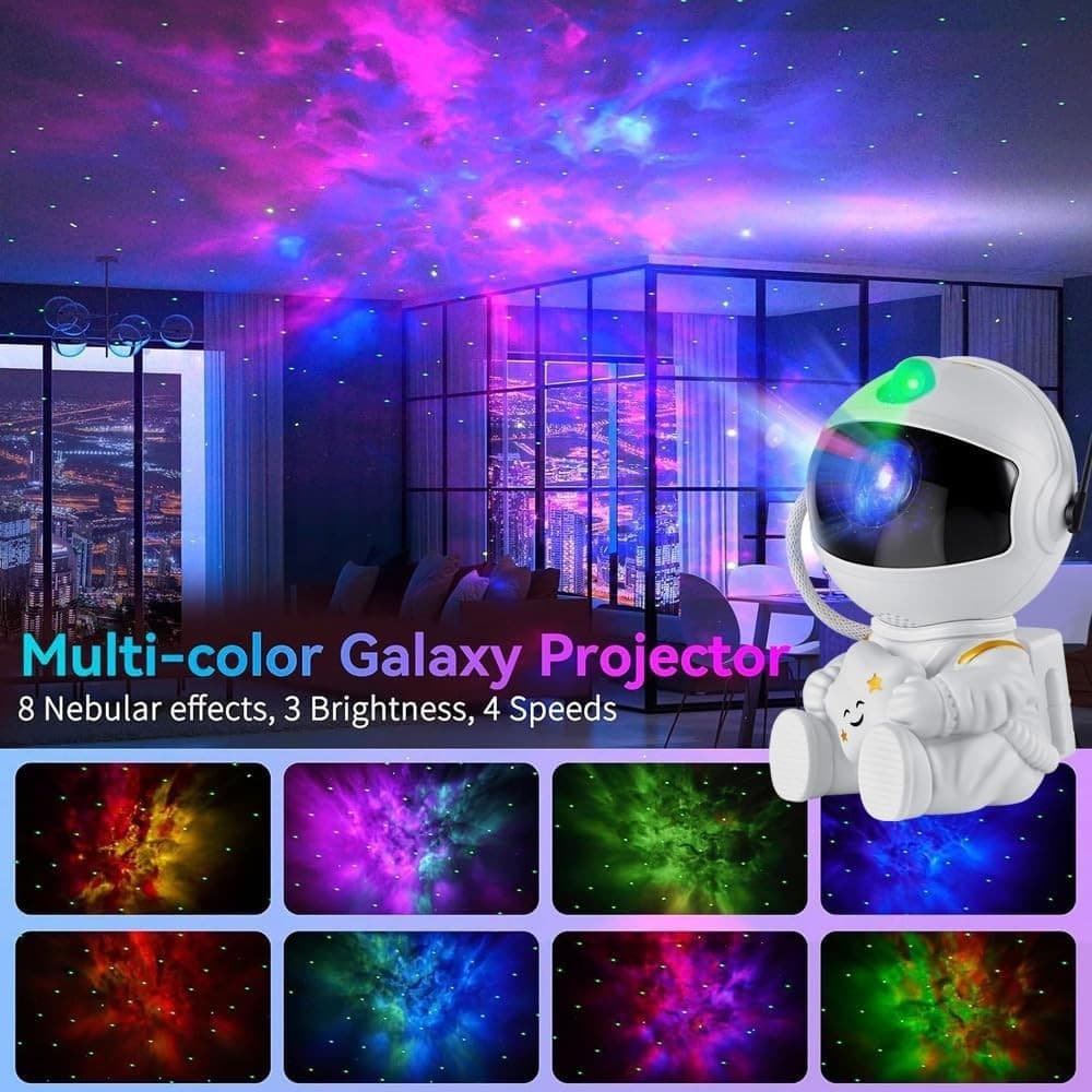 Astronaut Star Projector with Colour Night Sky and Remote Control - image 9