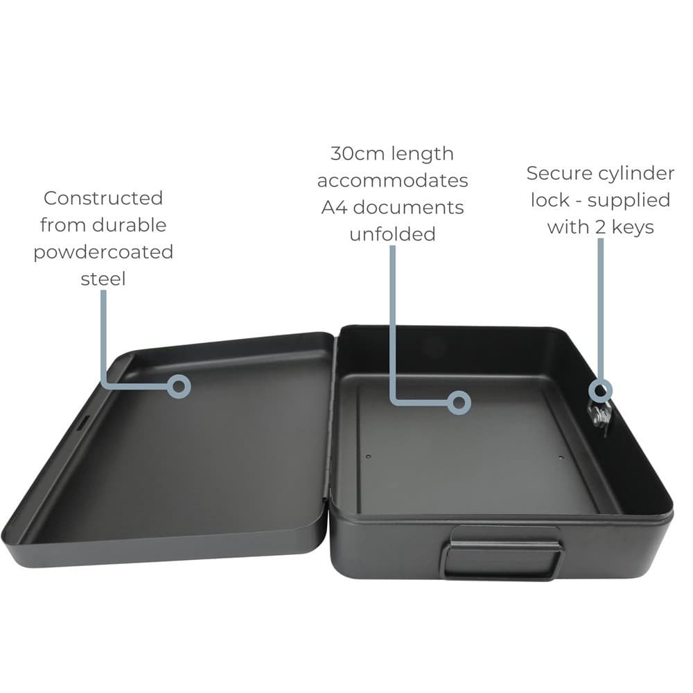 12-Inch Portable Steel Security Safe for Home & Office - image 6