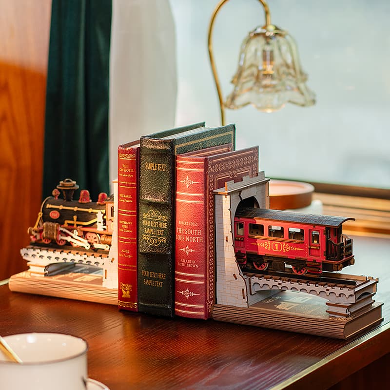 DIY Steam Train Book Nook Model Kit - image 8