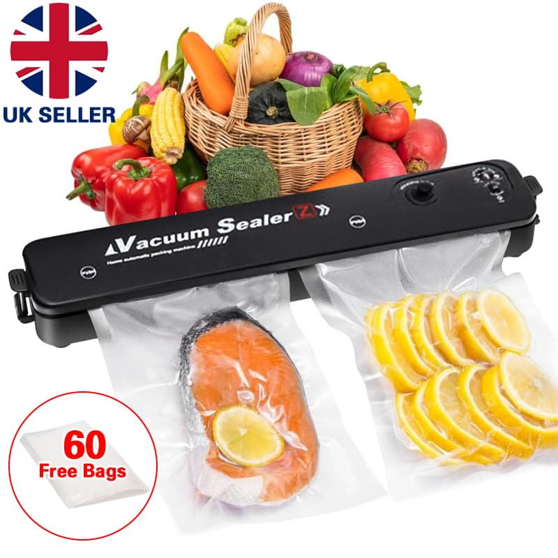 Vacuum Food Sealer – Automatic and Manual Modes with 60 Sealing Bags - image 11