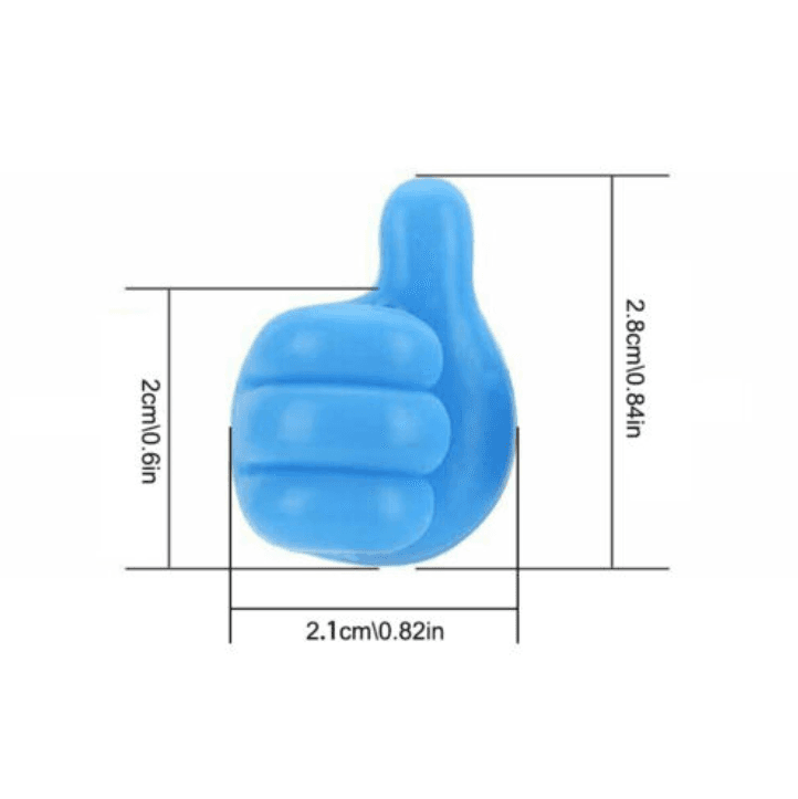 Self-Adhesive Thumb Hooks for Cables and Small Items - image 8