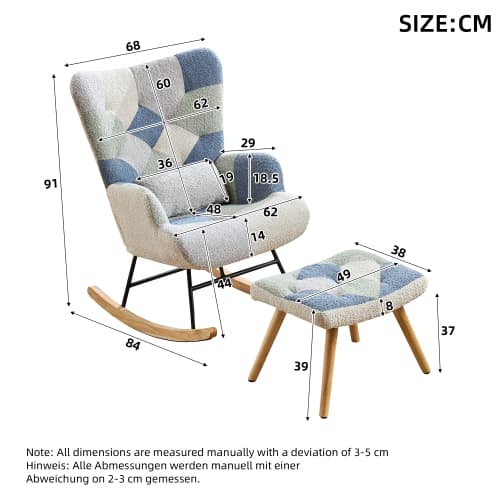 Relax in Style with Our Premium Teddy Rocking Chair - image 20