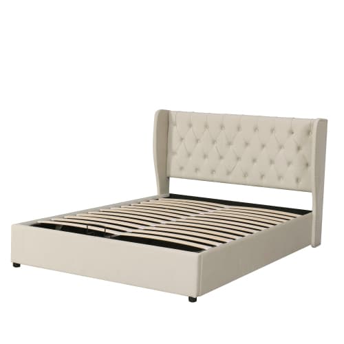 Effortless Storage Meets Timeless Style in this Velvet Bed - image 3