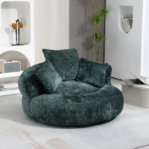 Unwind in Ultimate Comfort with Our High-Back Chenille Bean Bag - image 22