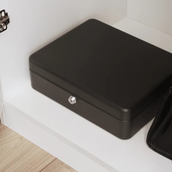 Secure Your Valuables with this 12-Inch Metal Safe Box - image 4