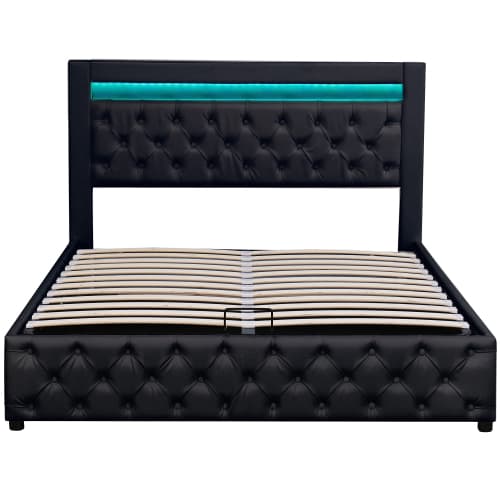 Transform Your Bedroom With This White LED Storage Bed - image 43