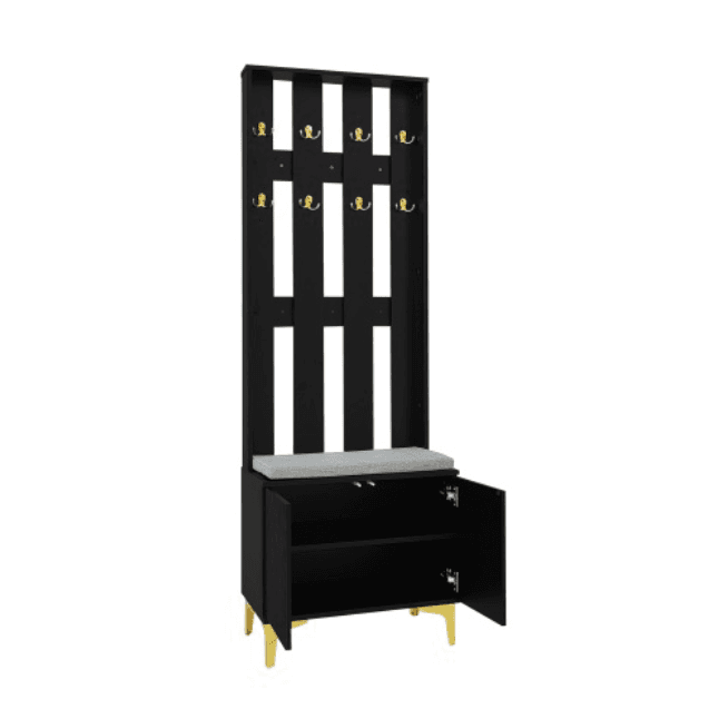 Transform Your Hallway with this Modern Wardrobe & Shoe Bench Set