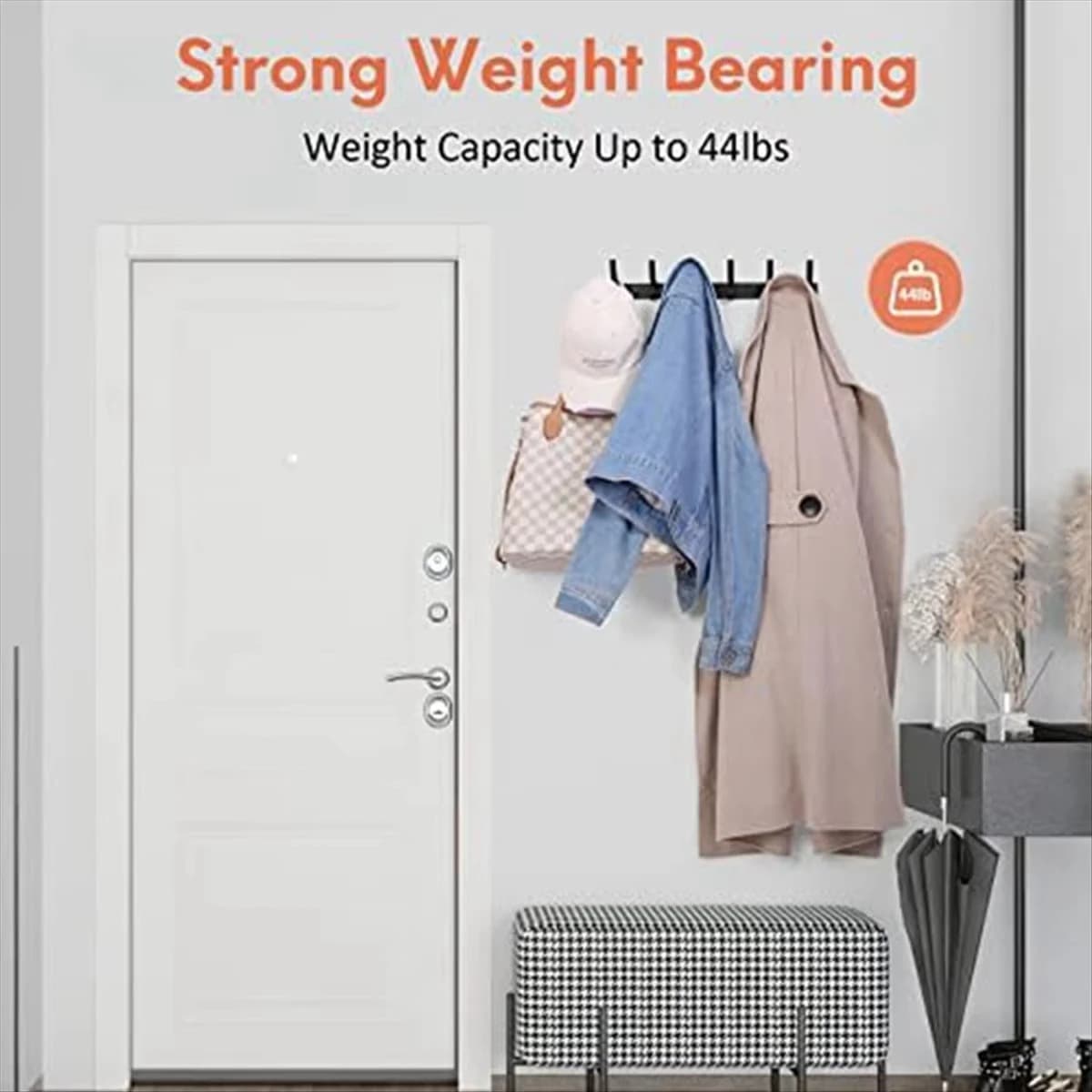 Transform Your Hallway with this Premium Black Coat Rack - image 8