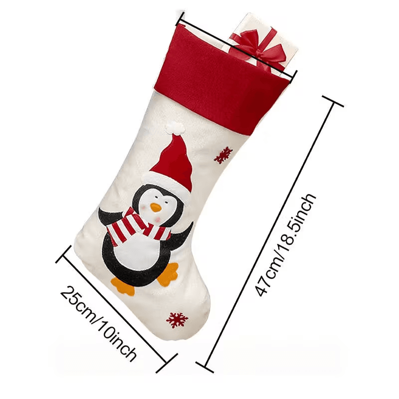 Three Generously Sized Christmas Stockings for the Mantelpiece - image 7