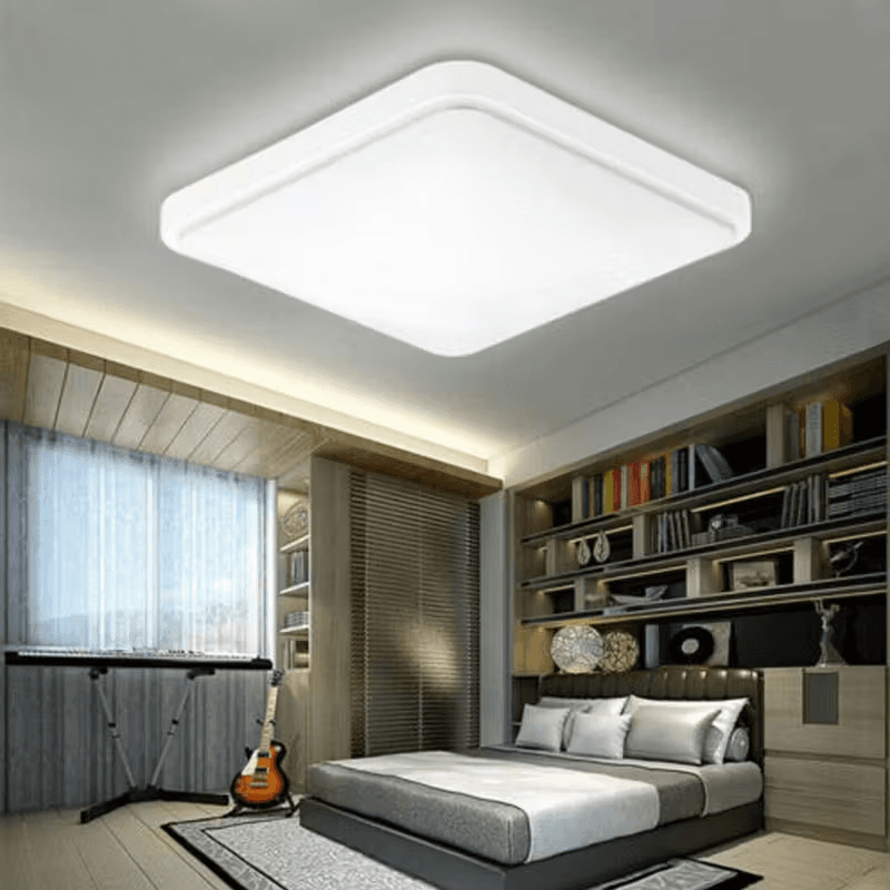 Modern Square LED Flush Mount Ceiling Light - image 3