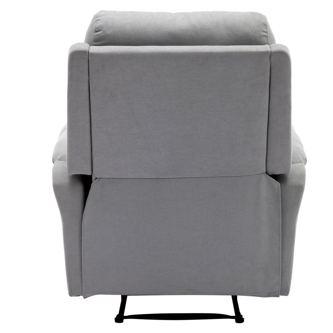Comfortable Fabric Recliner Armchair with Adjustable Footrest - image 19