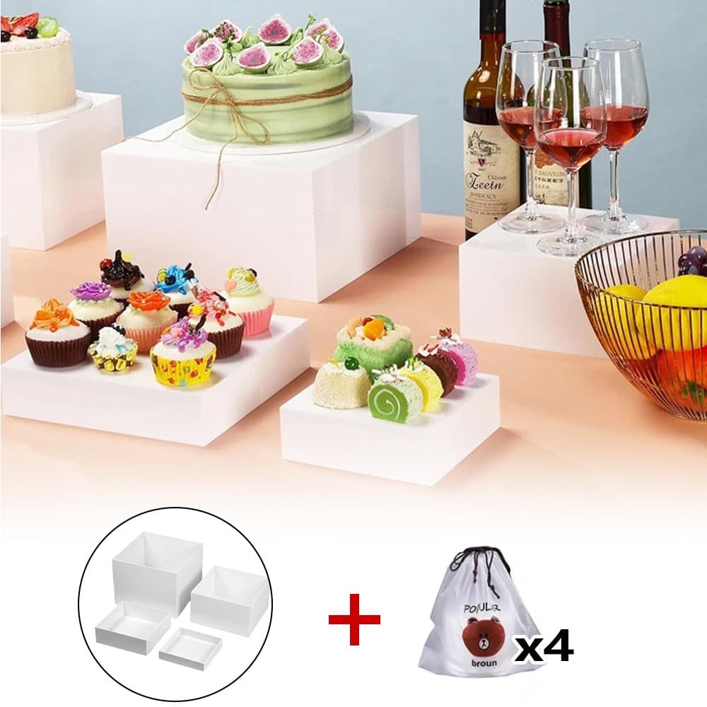 Premium Nesting Acrylic Display Cubes for Effortless Elegance - image 12