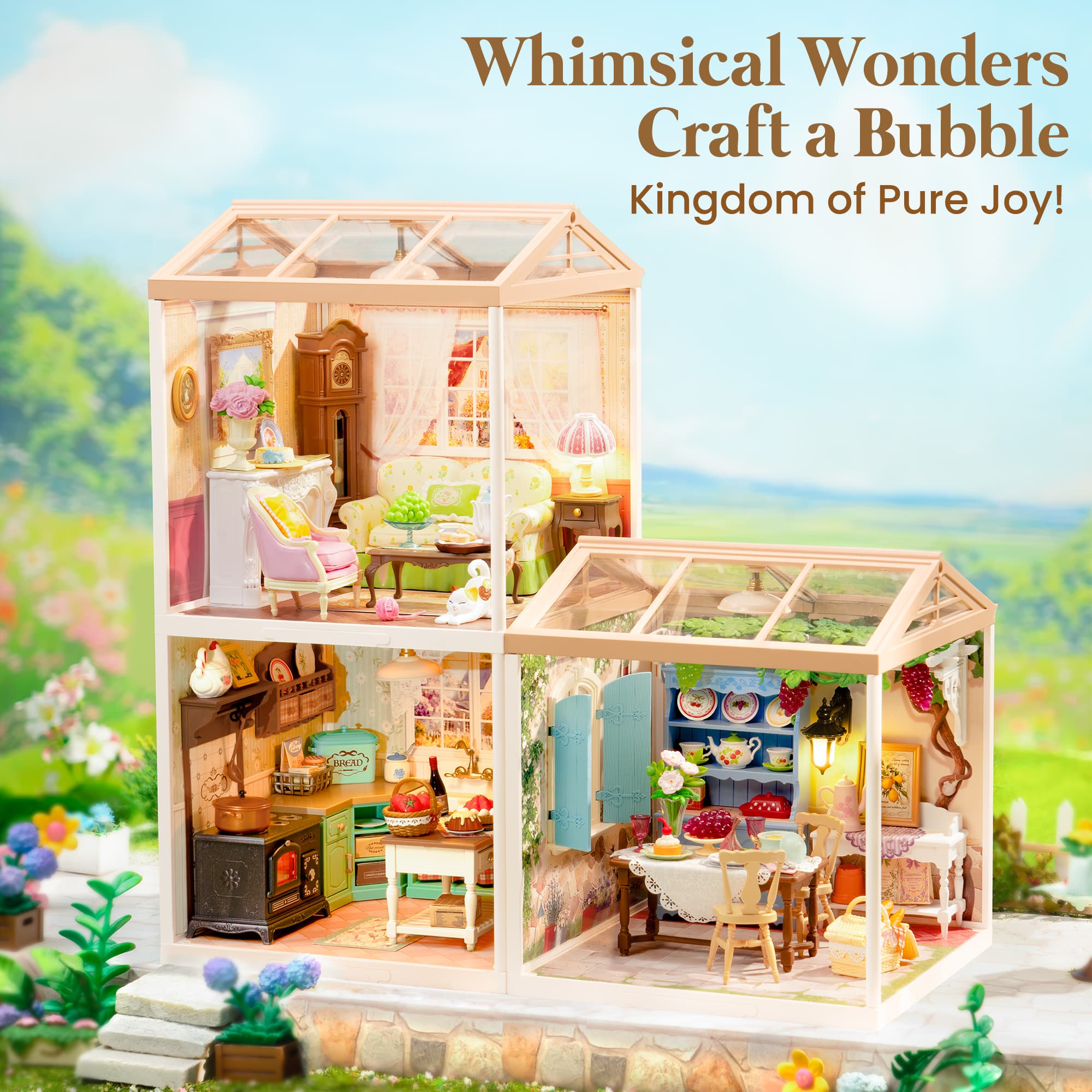 Transform Your Space with the Rolife Miniature Tea Room - image 11