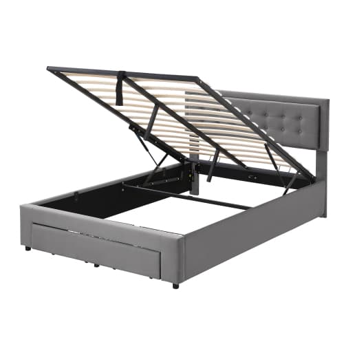 Effortless Storage Meets Elegant Design in a Velvet Double Bed - image 17