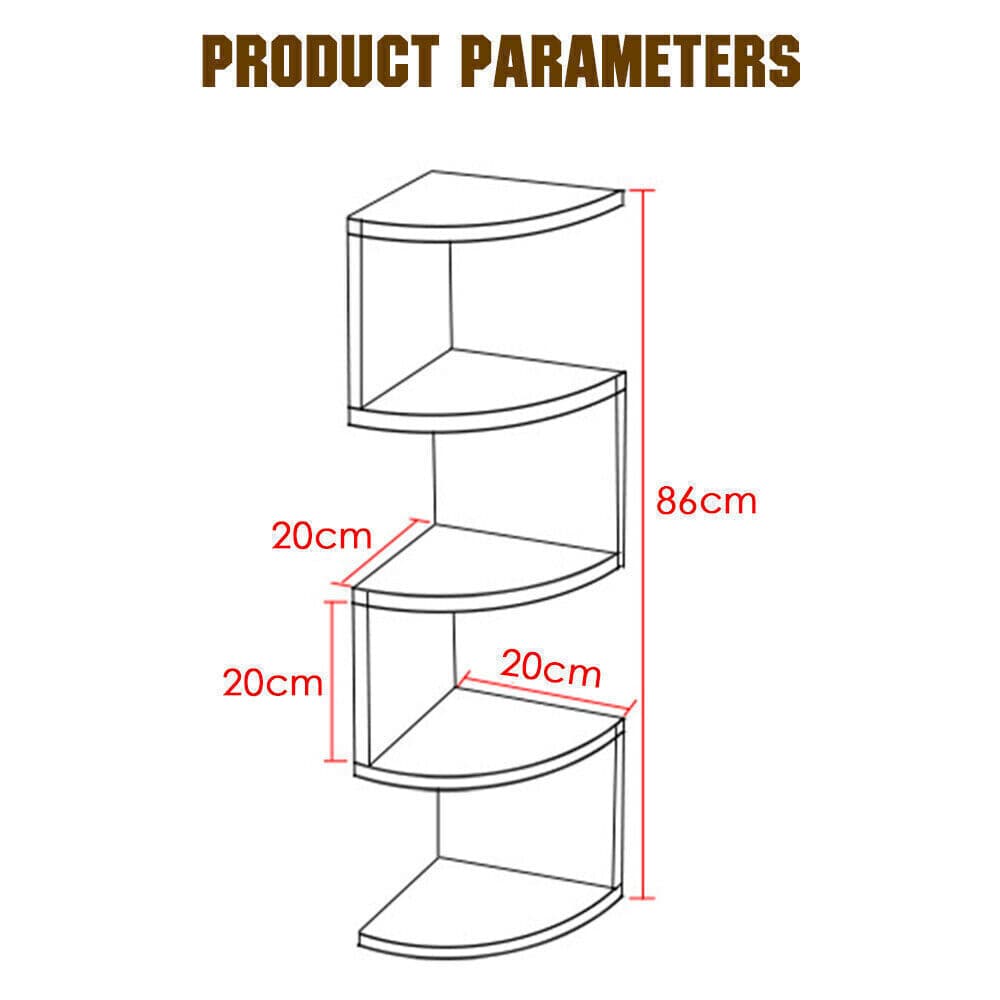5-Tier Modern Wall-Mounted Shelf - image 11