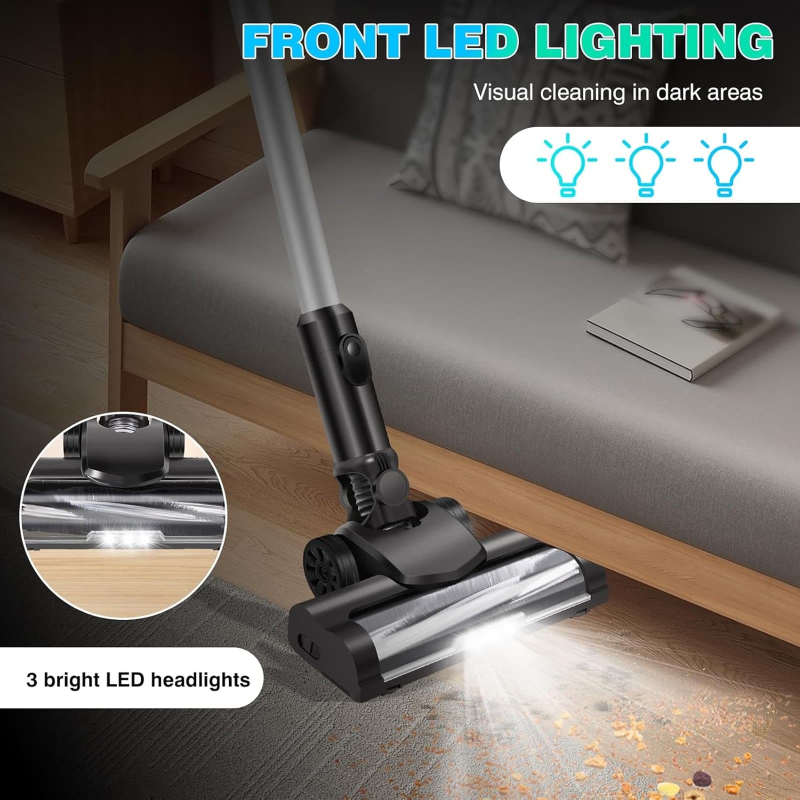 Effortless Cleaning with the 12V Cordless Stick Vacuum - image 2