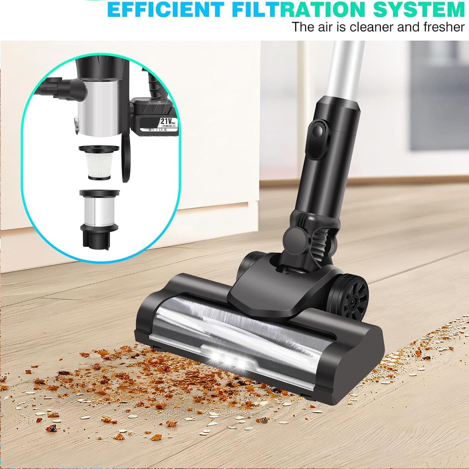 Effortless Cleaning with the 12V Cordless Stick Vacuum - image 8